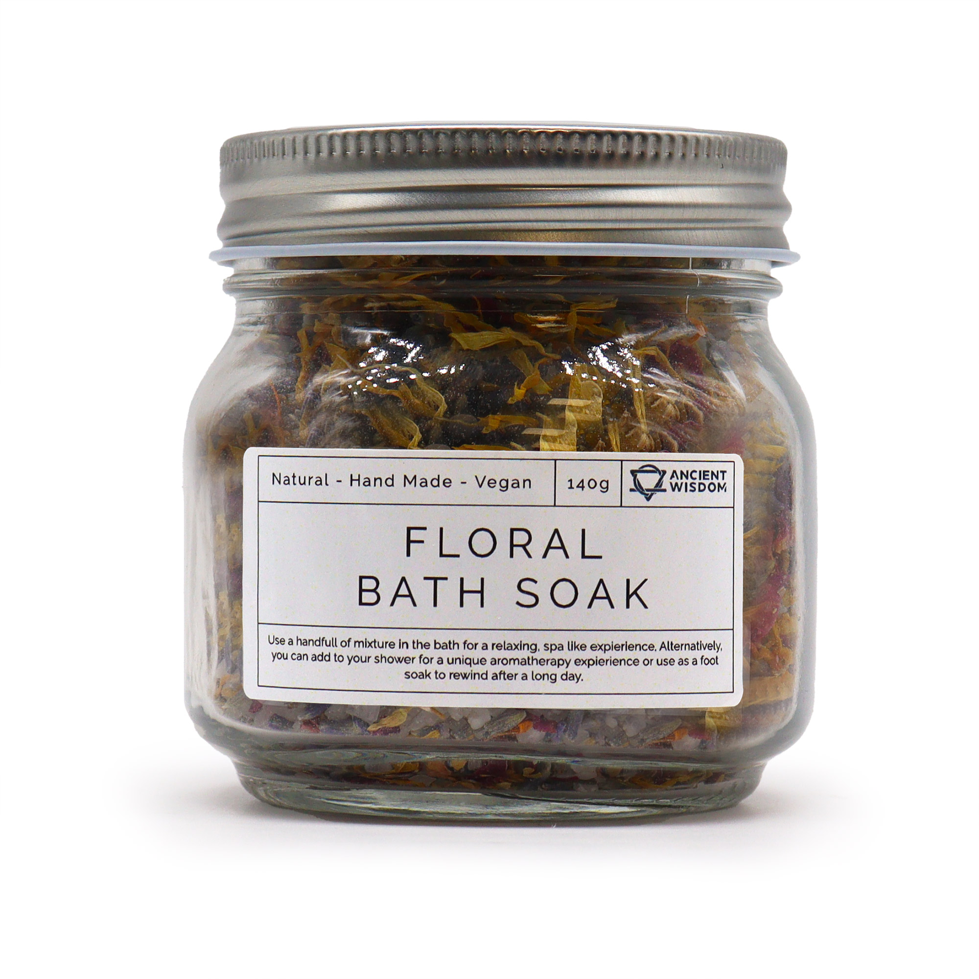 Natural Floral Bath Soak 140g