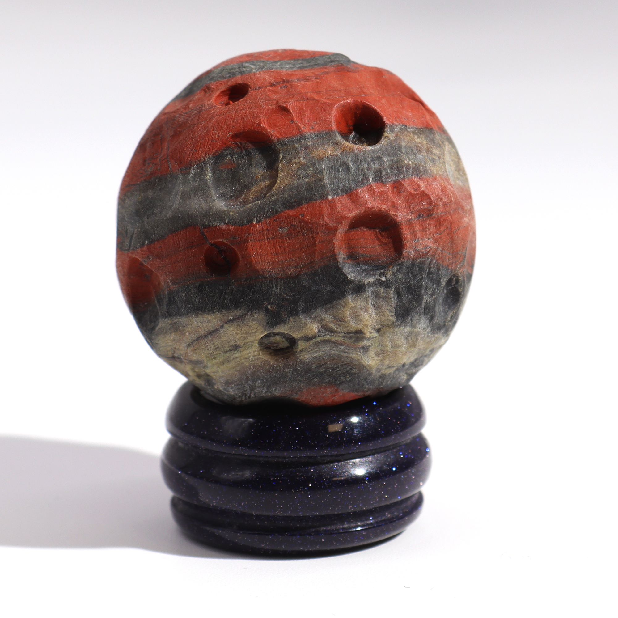 Mars Red Jasper Gemstone Planet 40mm