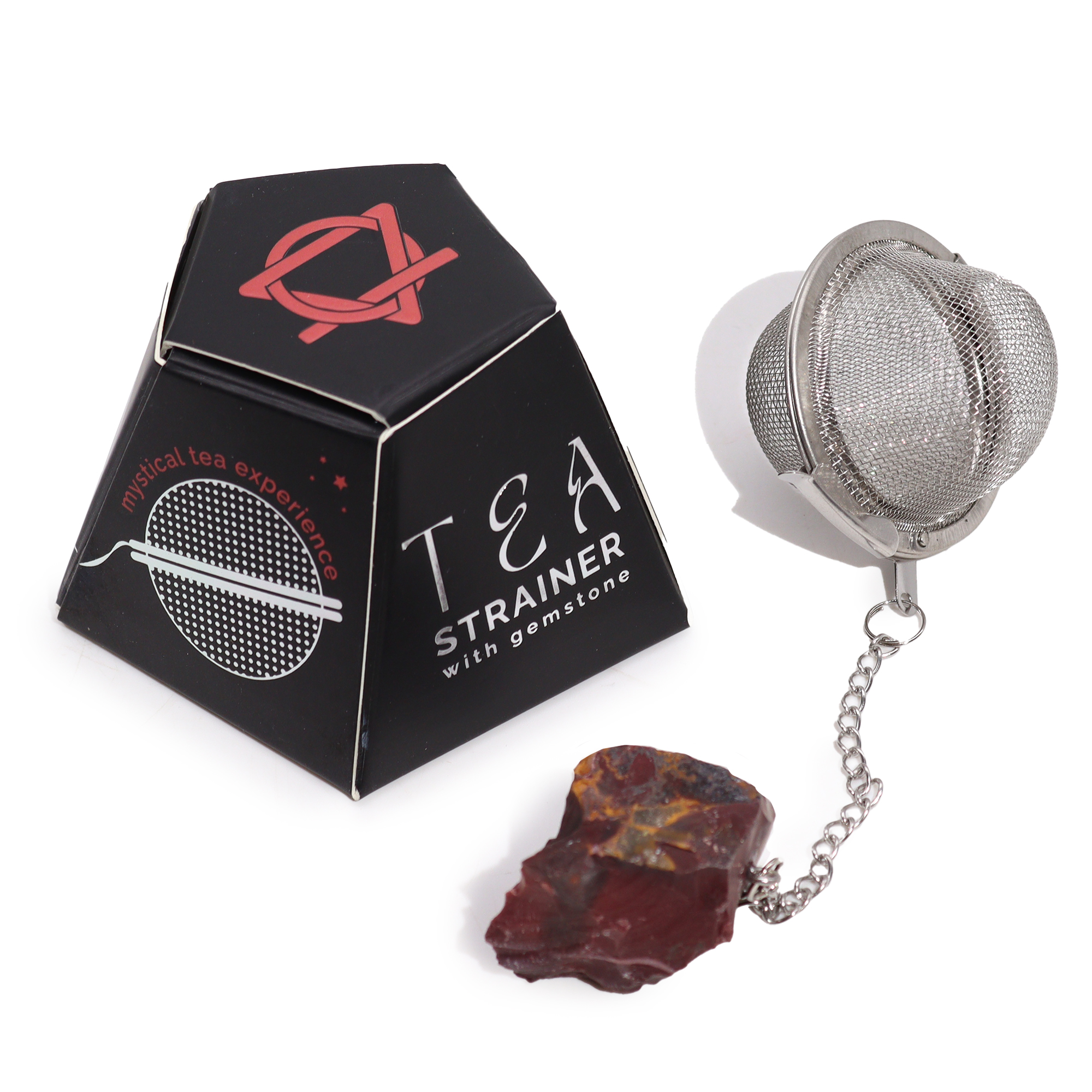 Raw Gemstone Tea Strainer