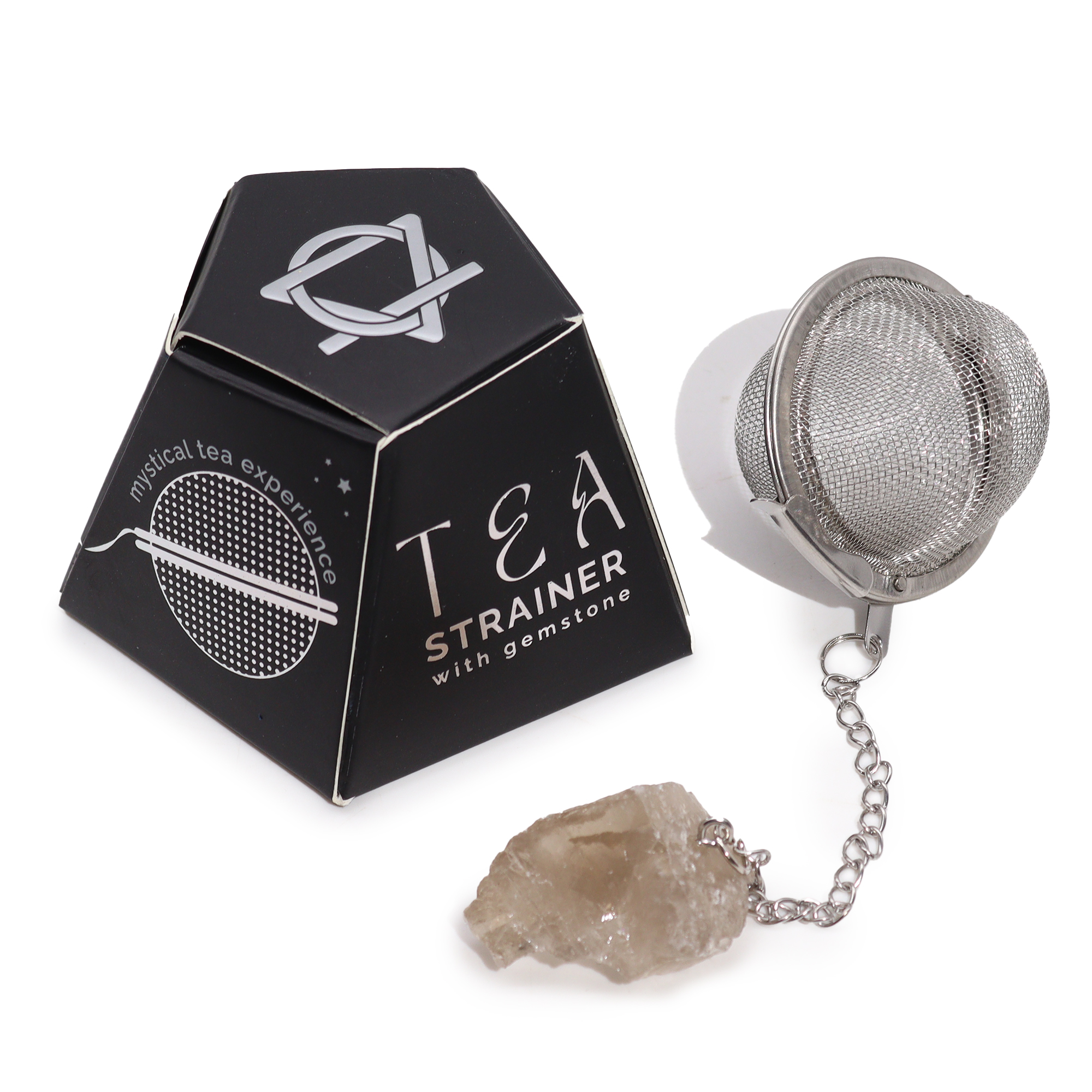 Raw Gemstone Tea Strainer