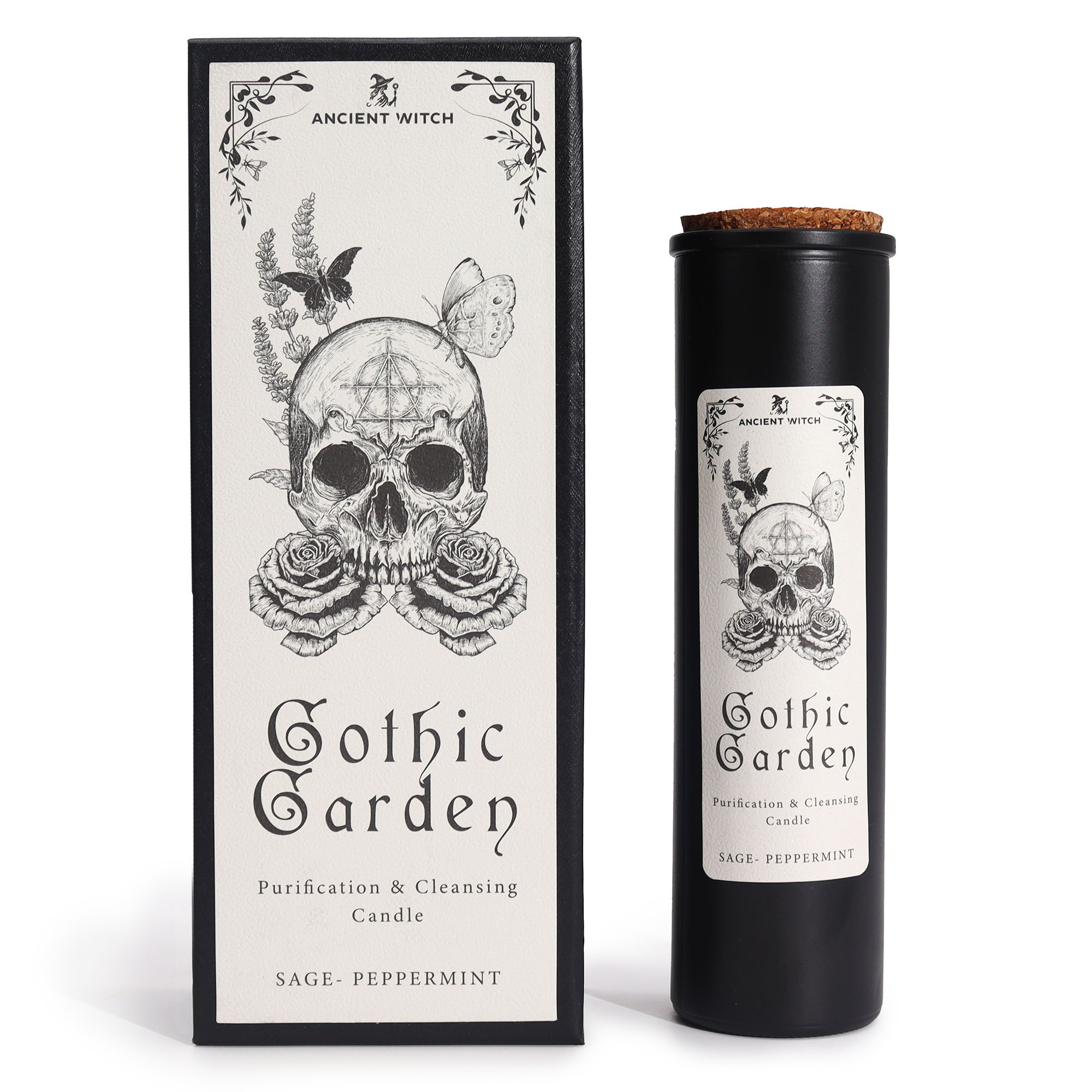 Ancient Witch Gothic Garden Cleansing Candle