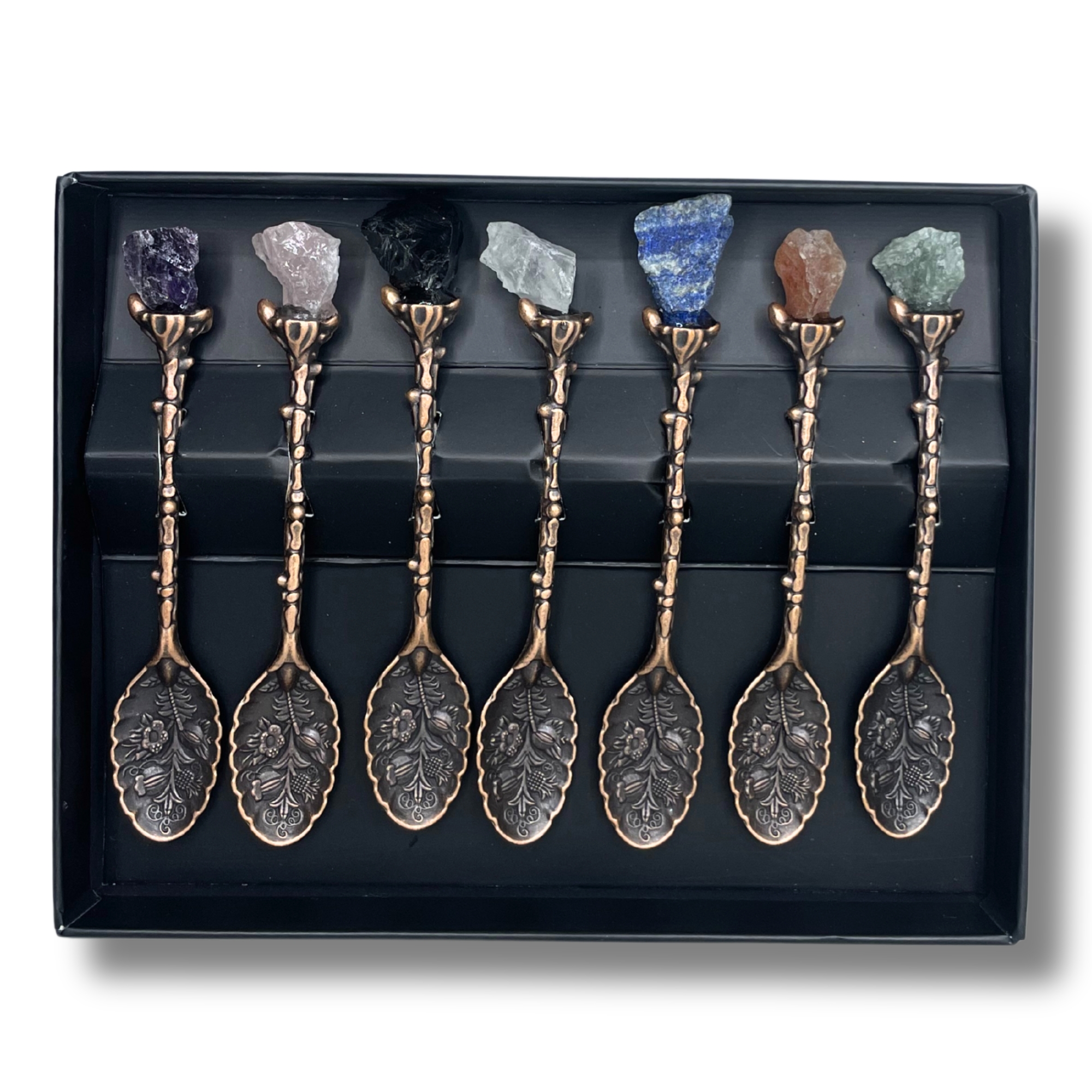 Gemstone Crystal Witch Spoon Set 