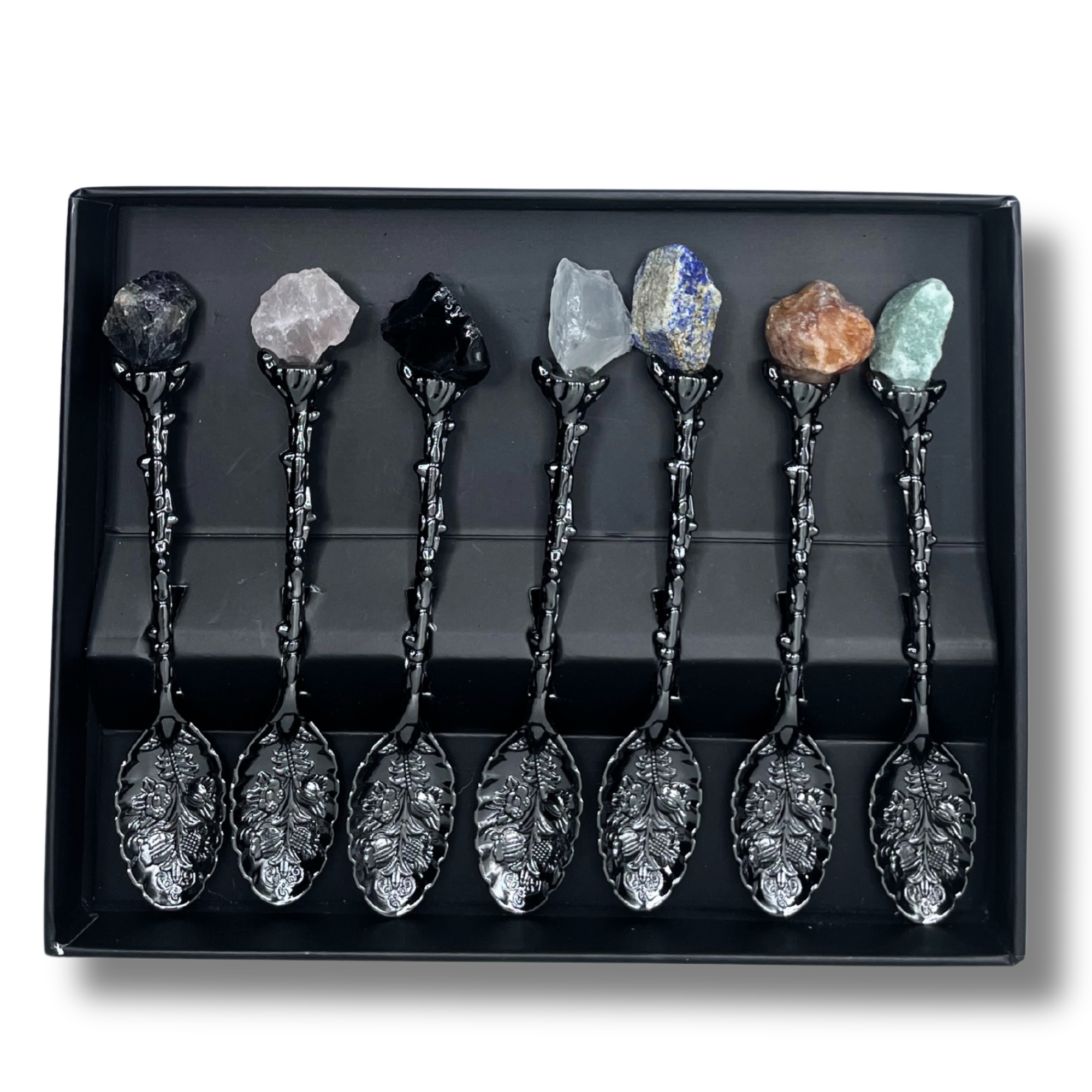 Gemstone Crystal Witch Spoon Set 