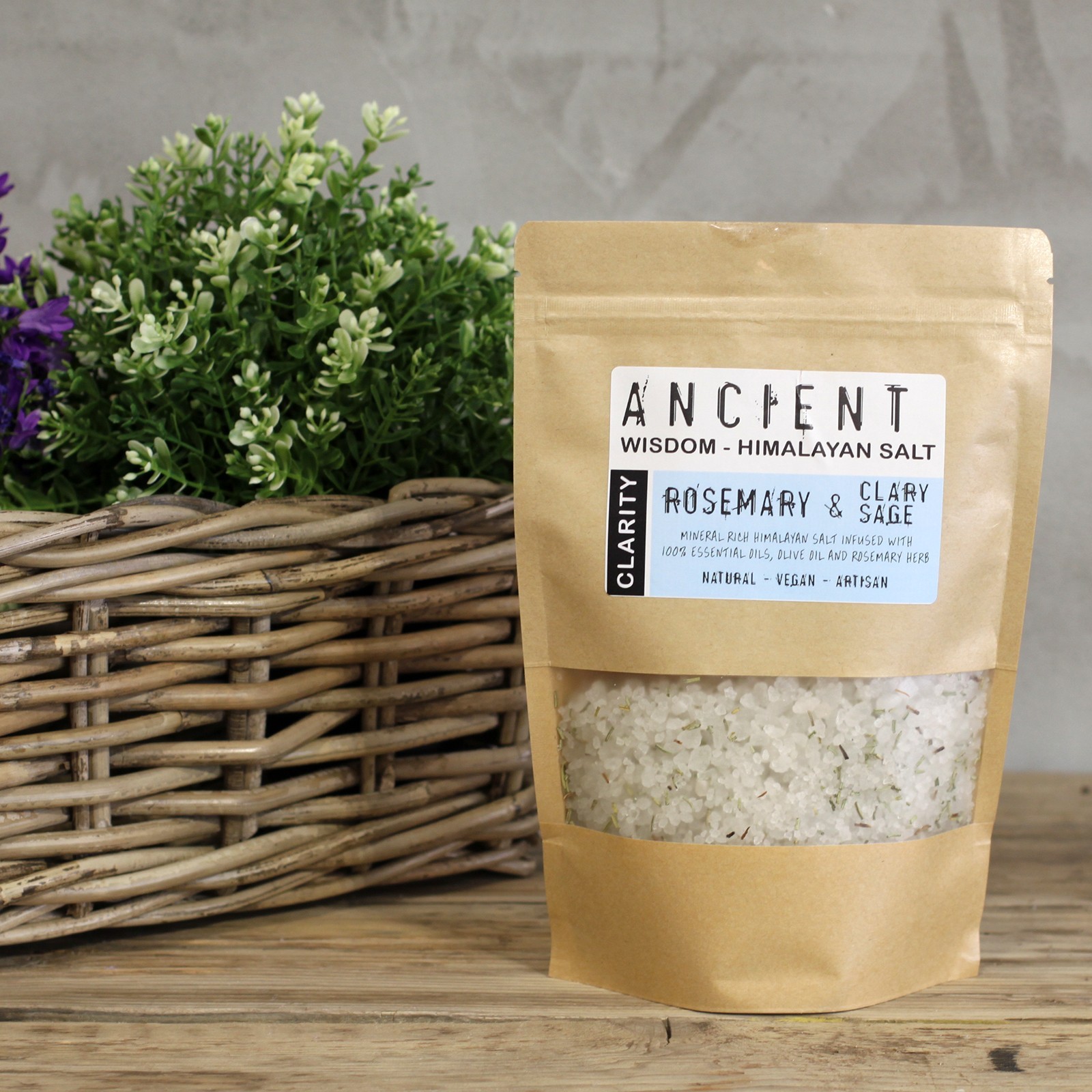Rosemary and Clary Sage Himalayan Bath Salt 500g