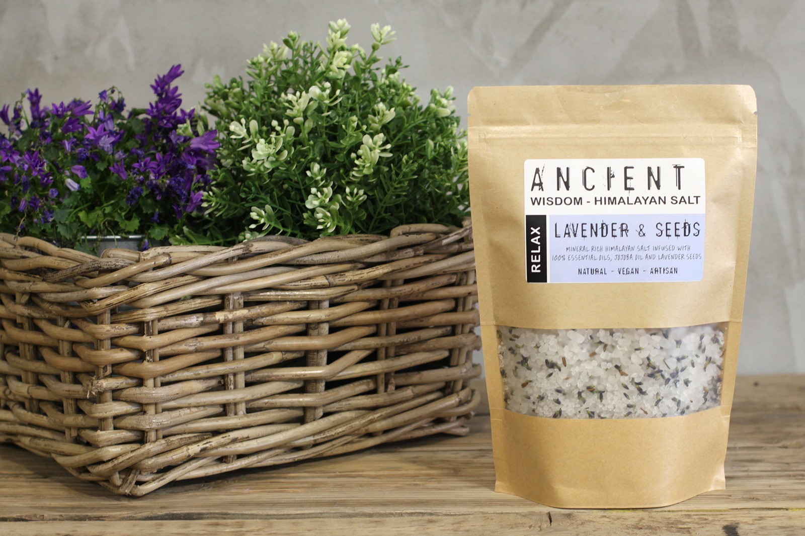 Lavender and Seeds Himalayan Bath Salts 500g