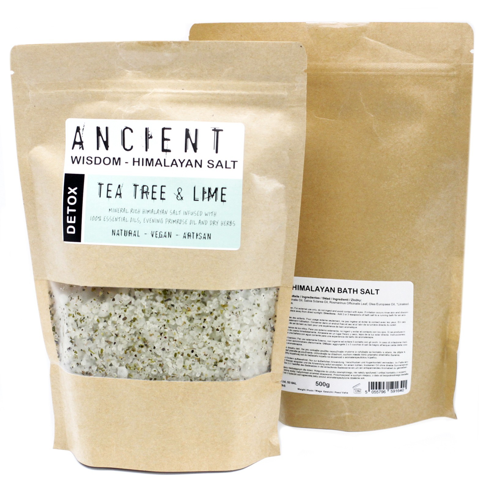 Tea Tree and Lime Himalayan Bath Salts