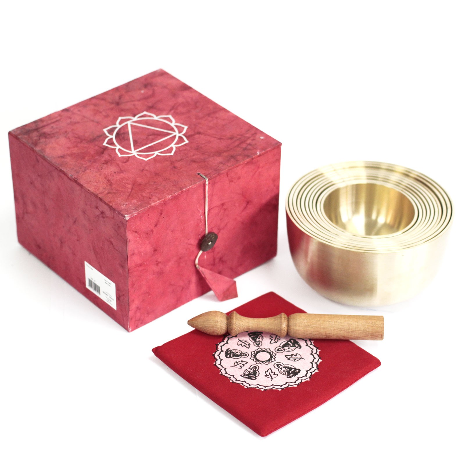 Set of 10 Brass Singing Bowls