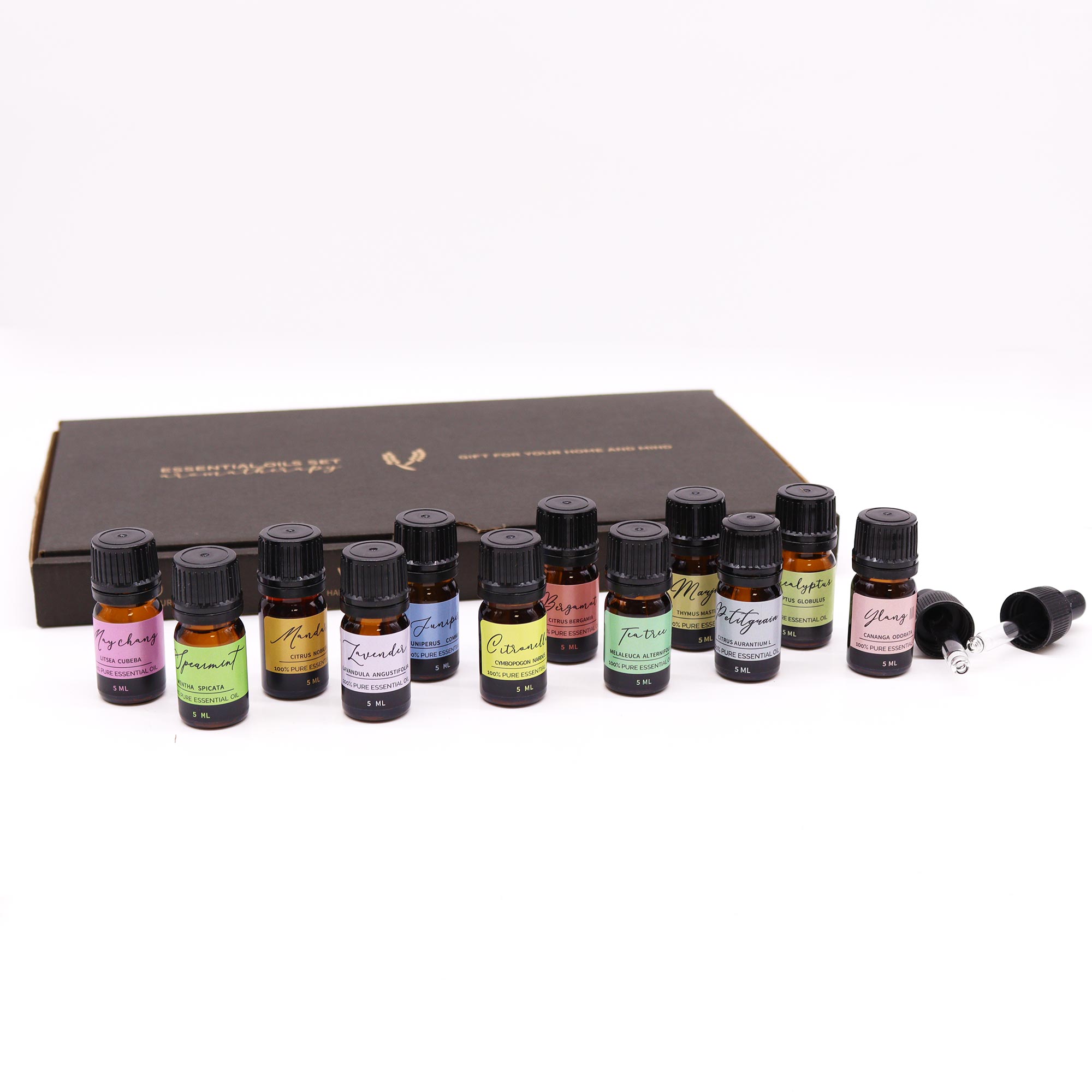 Ancient Wisdom Spring Scents Essential Oils Set 12x5ml