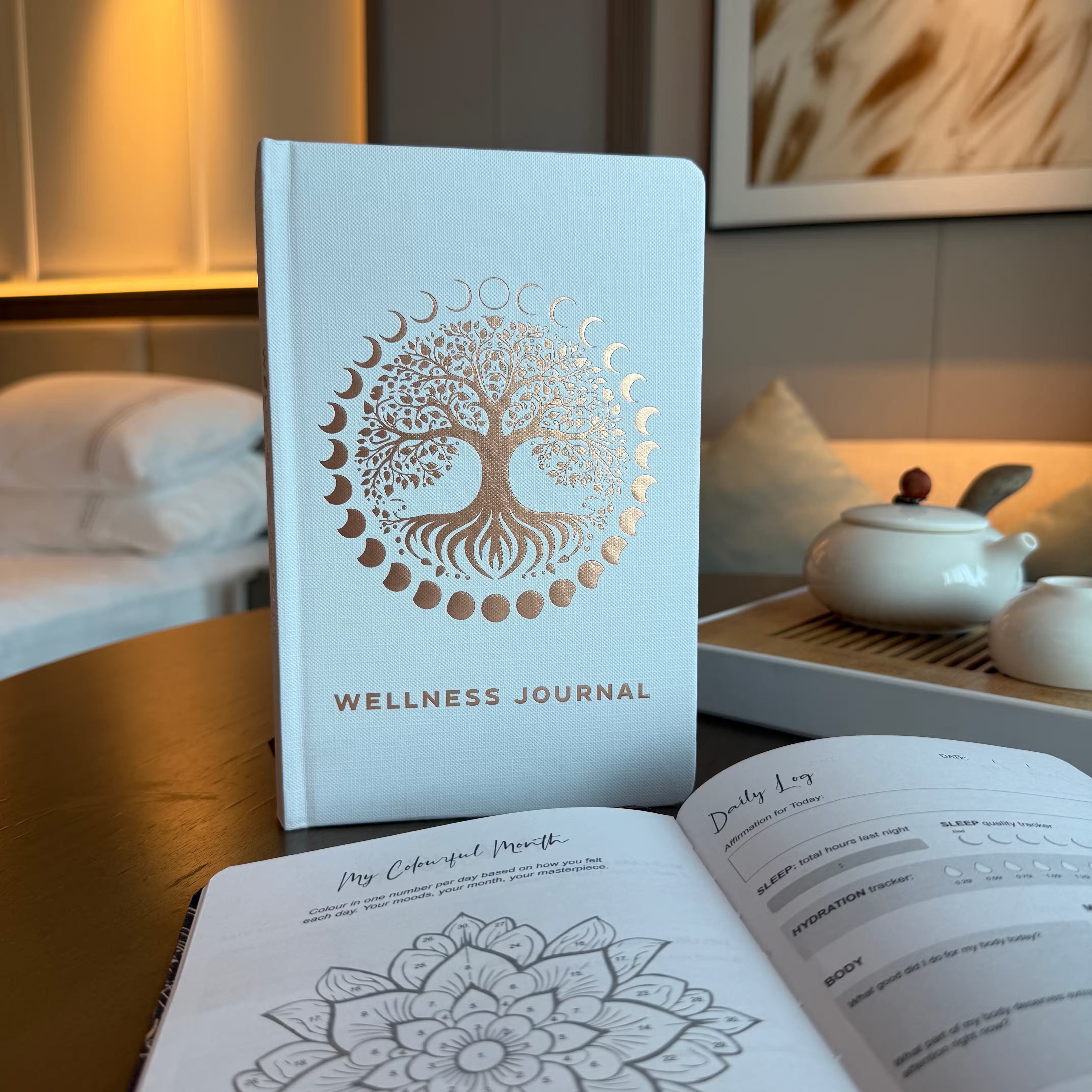Wellness Journal With 120 Guided Pages