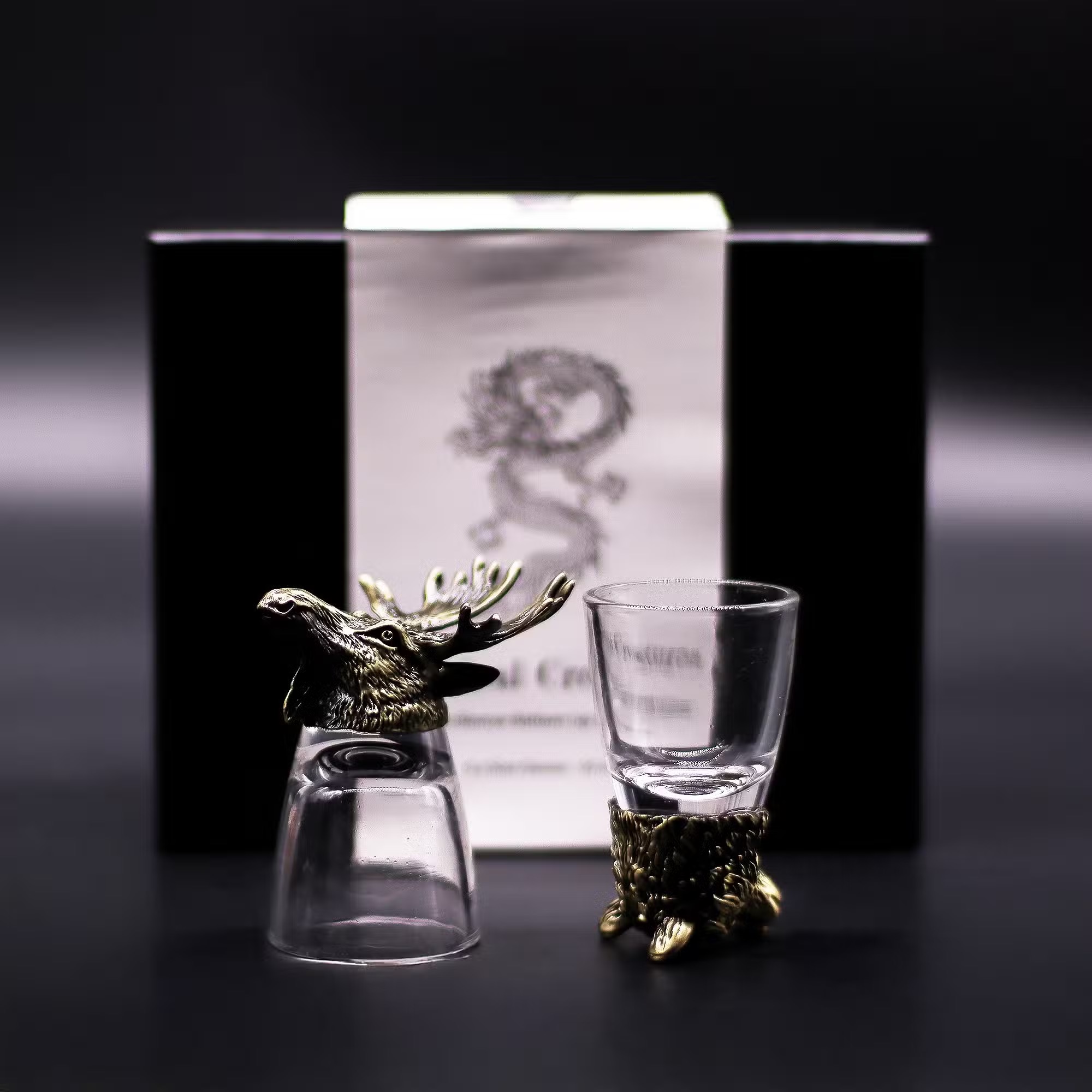 Bottoms Up Wild Mystical Creatures Shot Glasses 50ml
