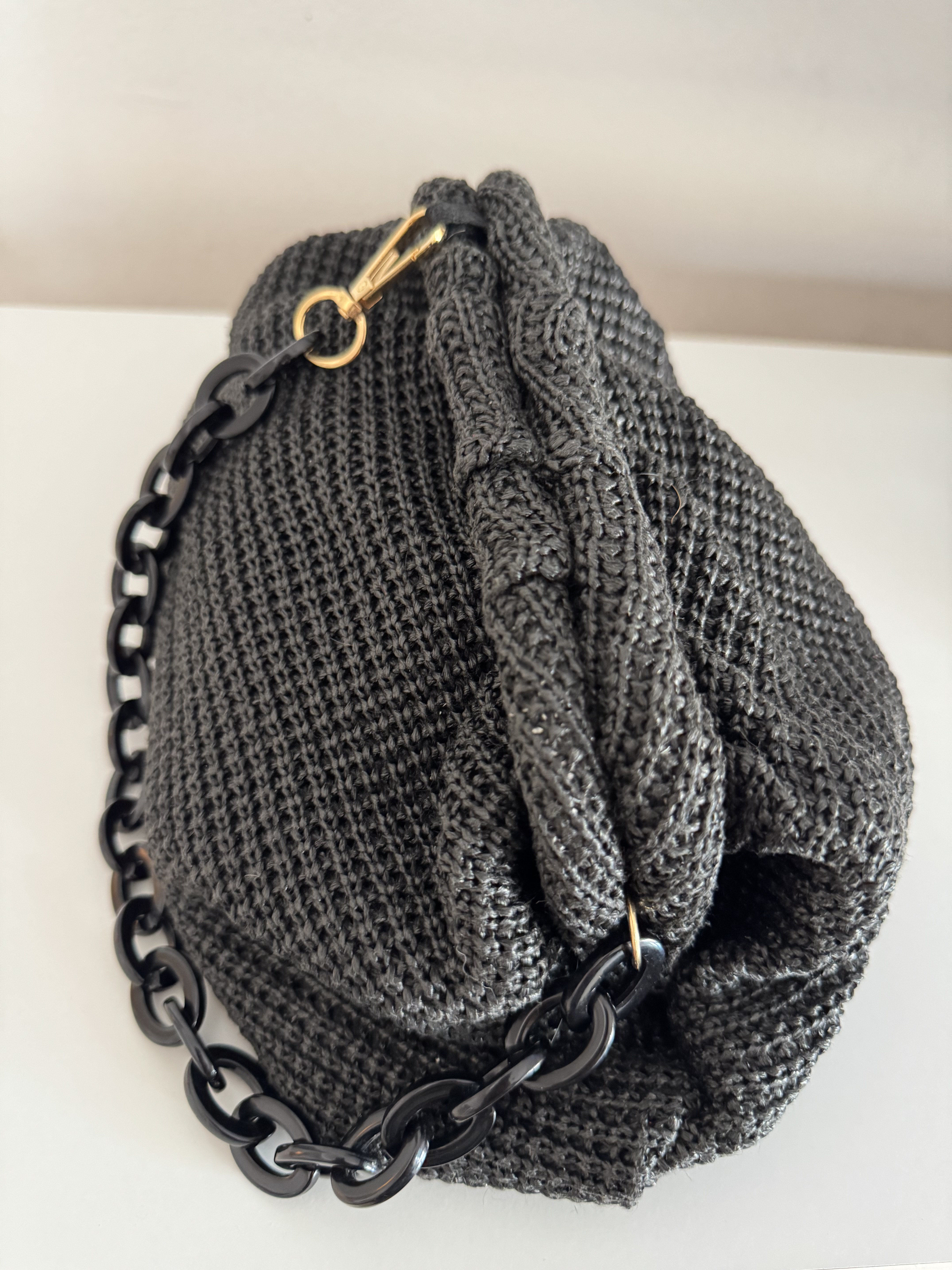 Bolso de mano tejido
