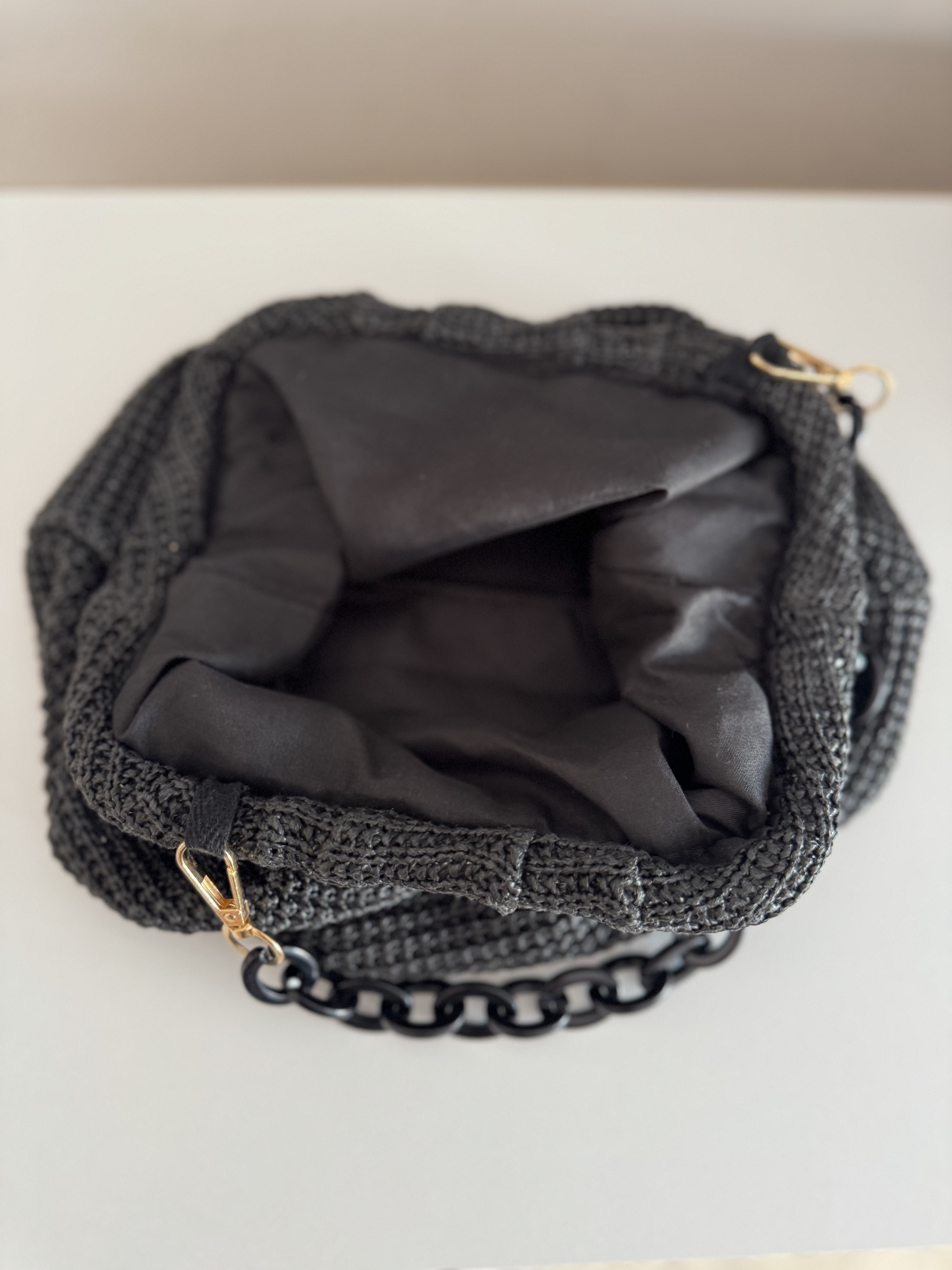 Bolso de mano tejido