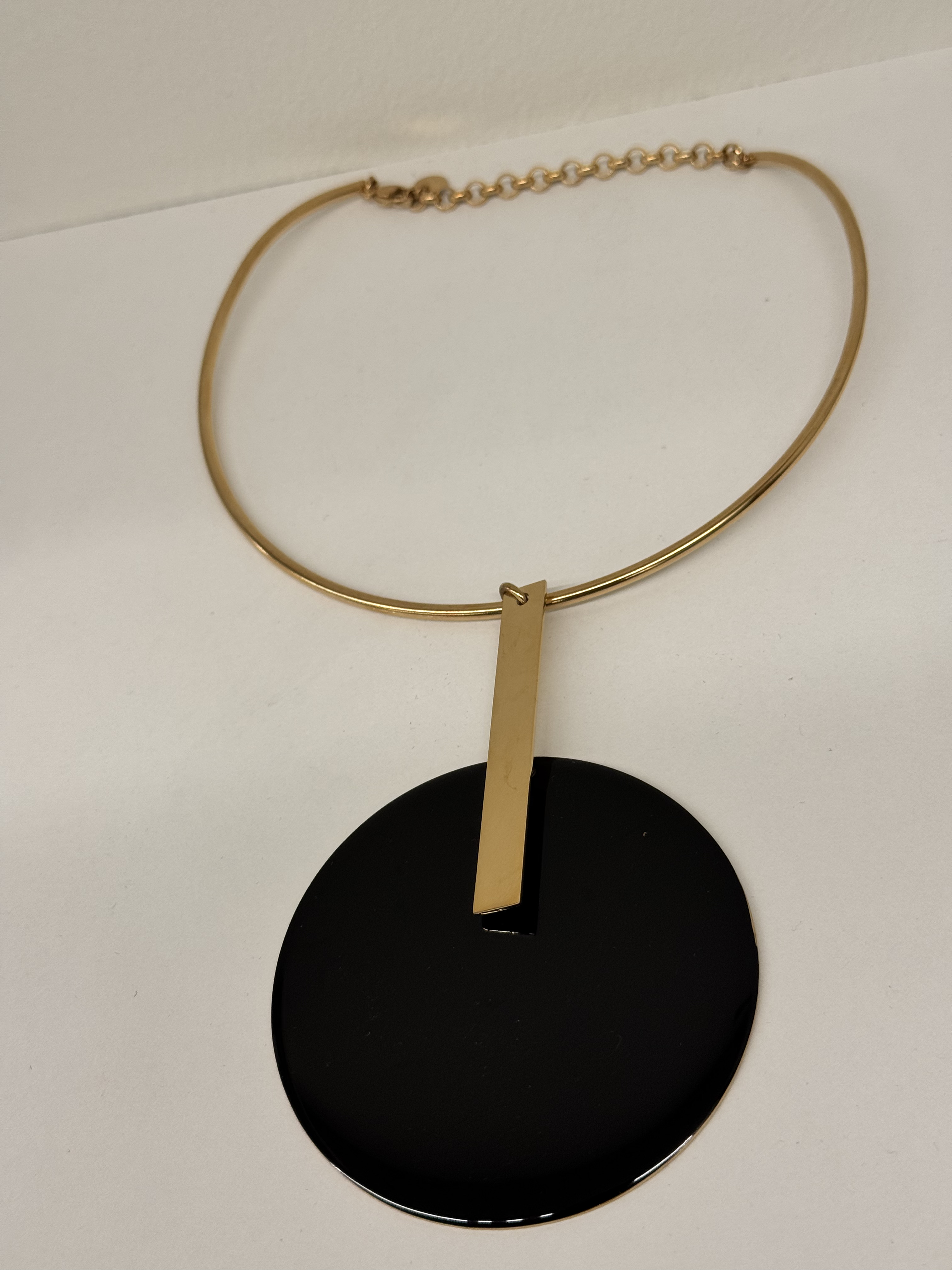 Collar acero geometrico