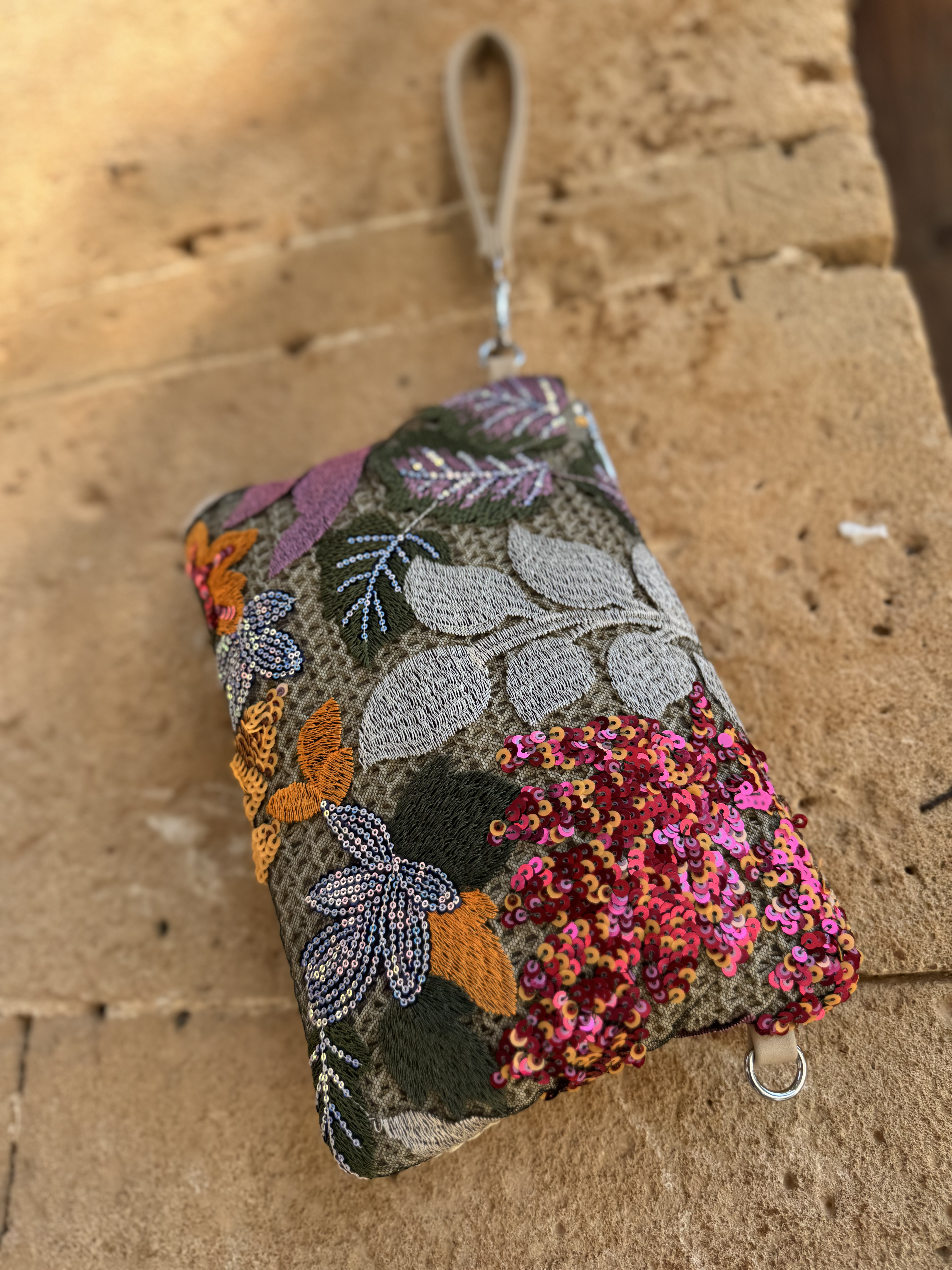 Bolso de mano lentejuleas