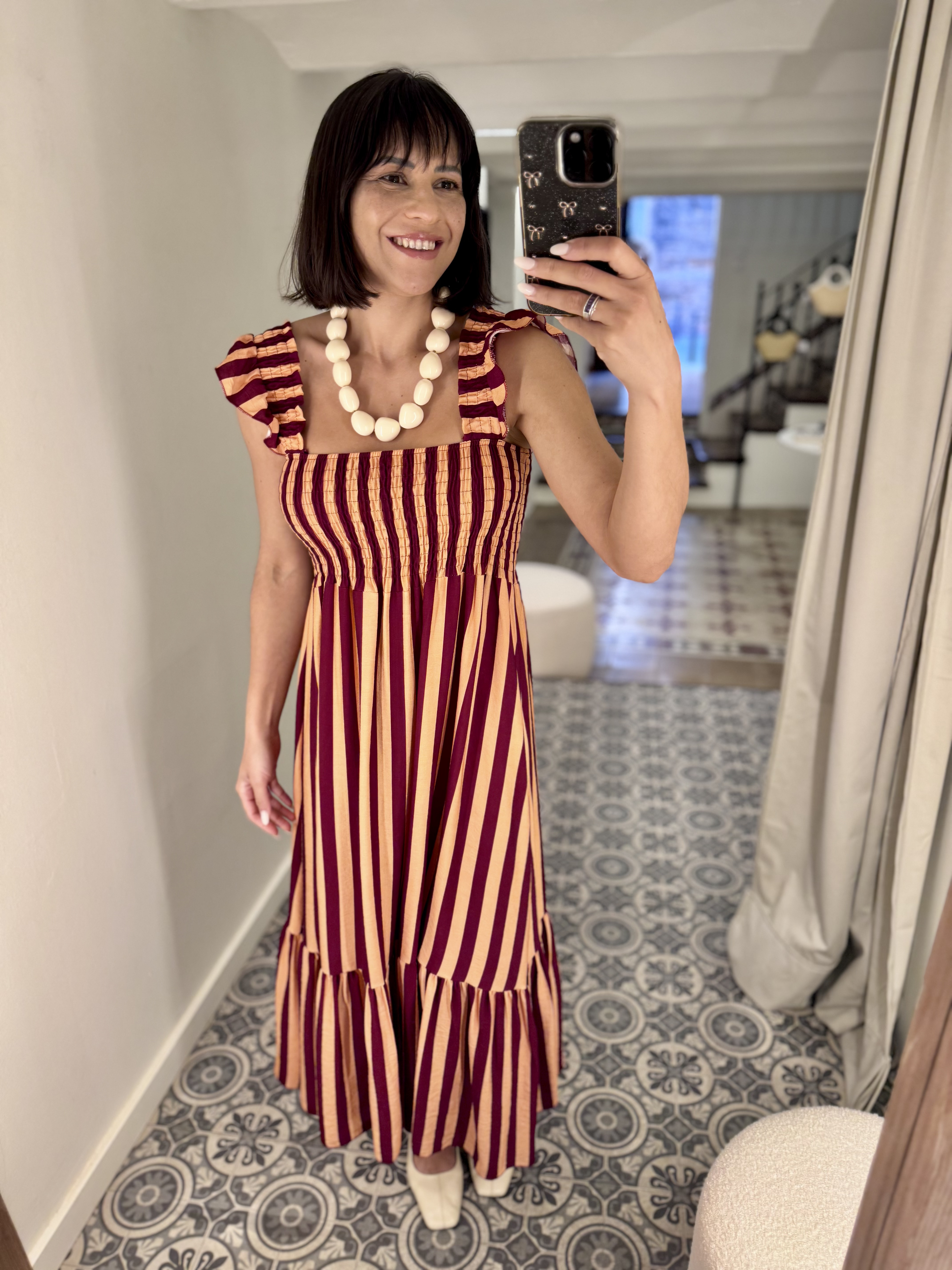 Vestido rayado 