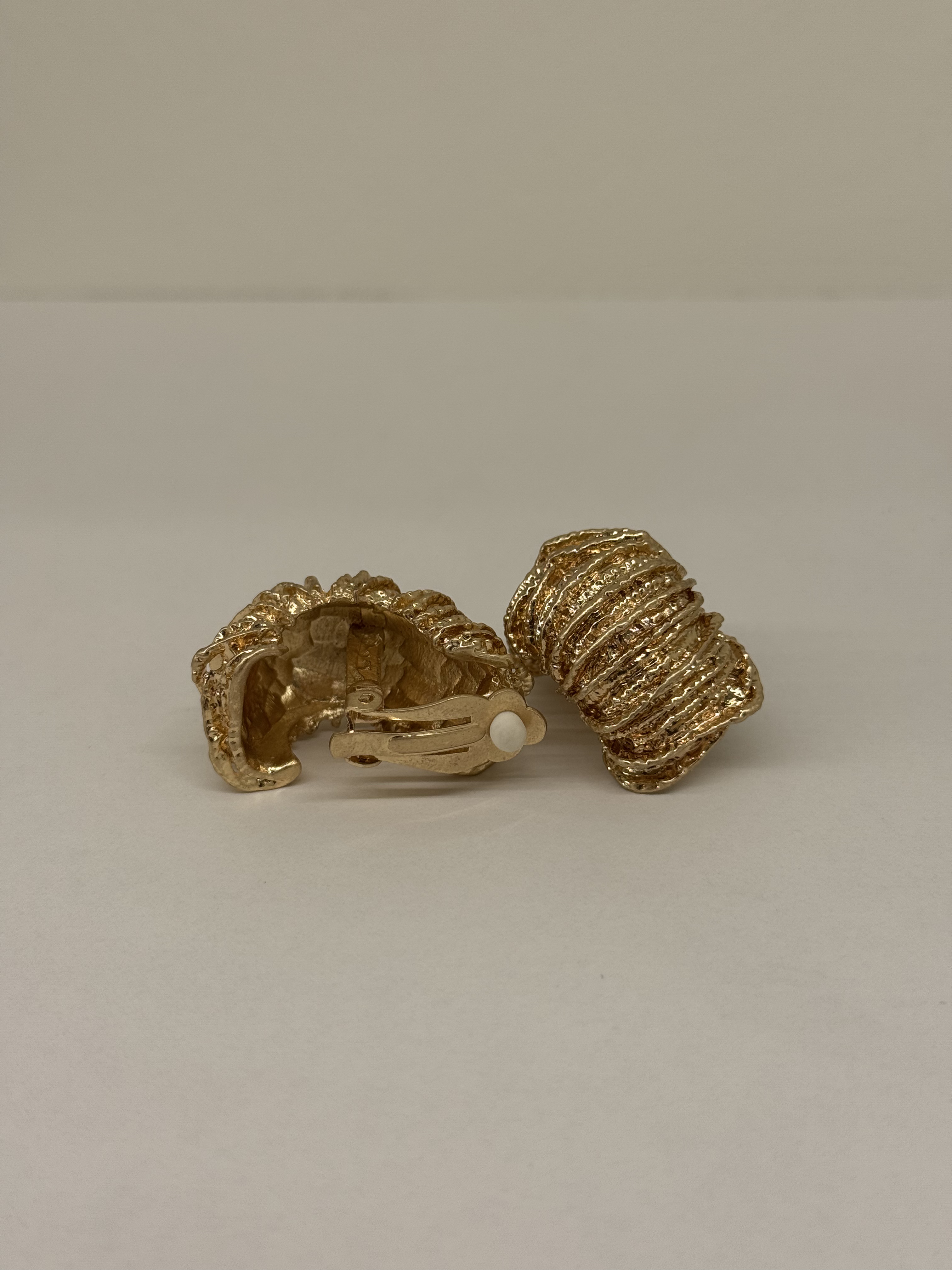 Pendientes clip metal