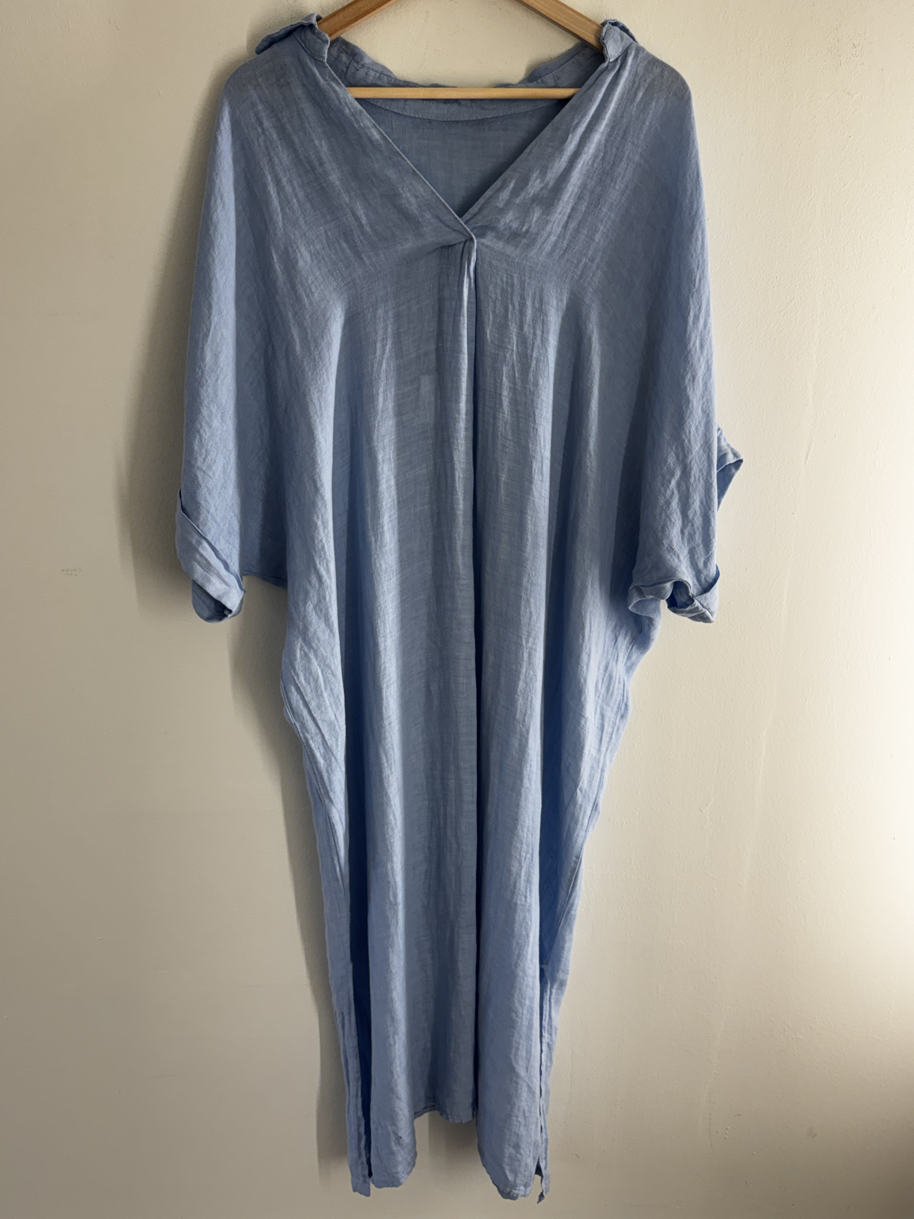 Vestido bohemio lino