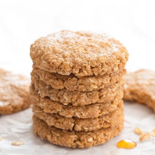 Lime Honey Ginger Oatmeal Cookies
