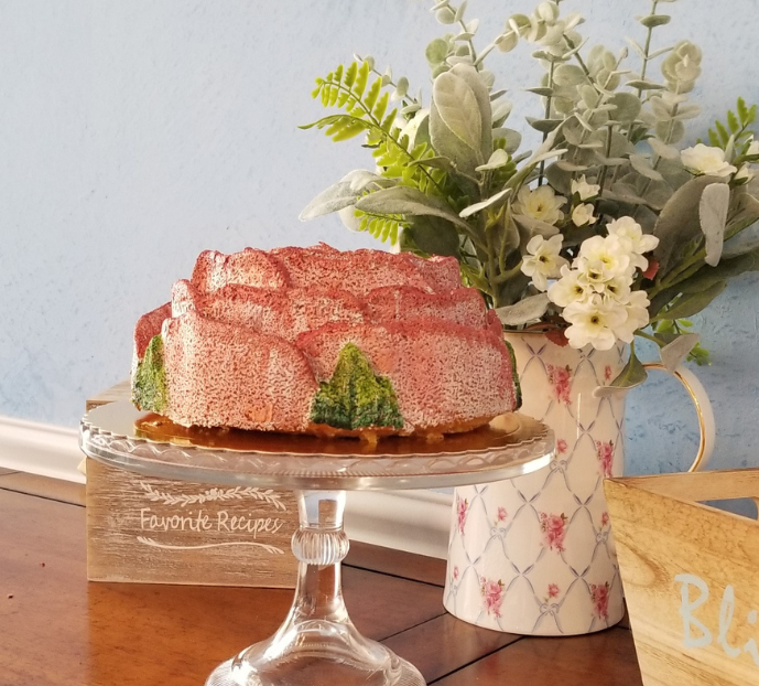 Irish Rose Whiskey Cake