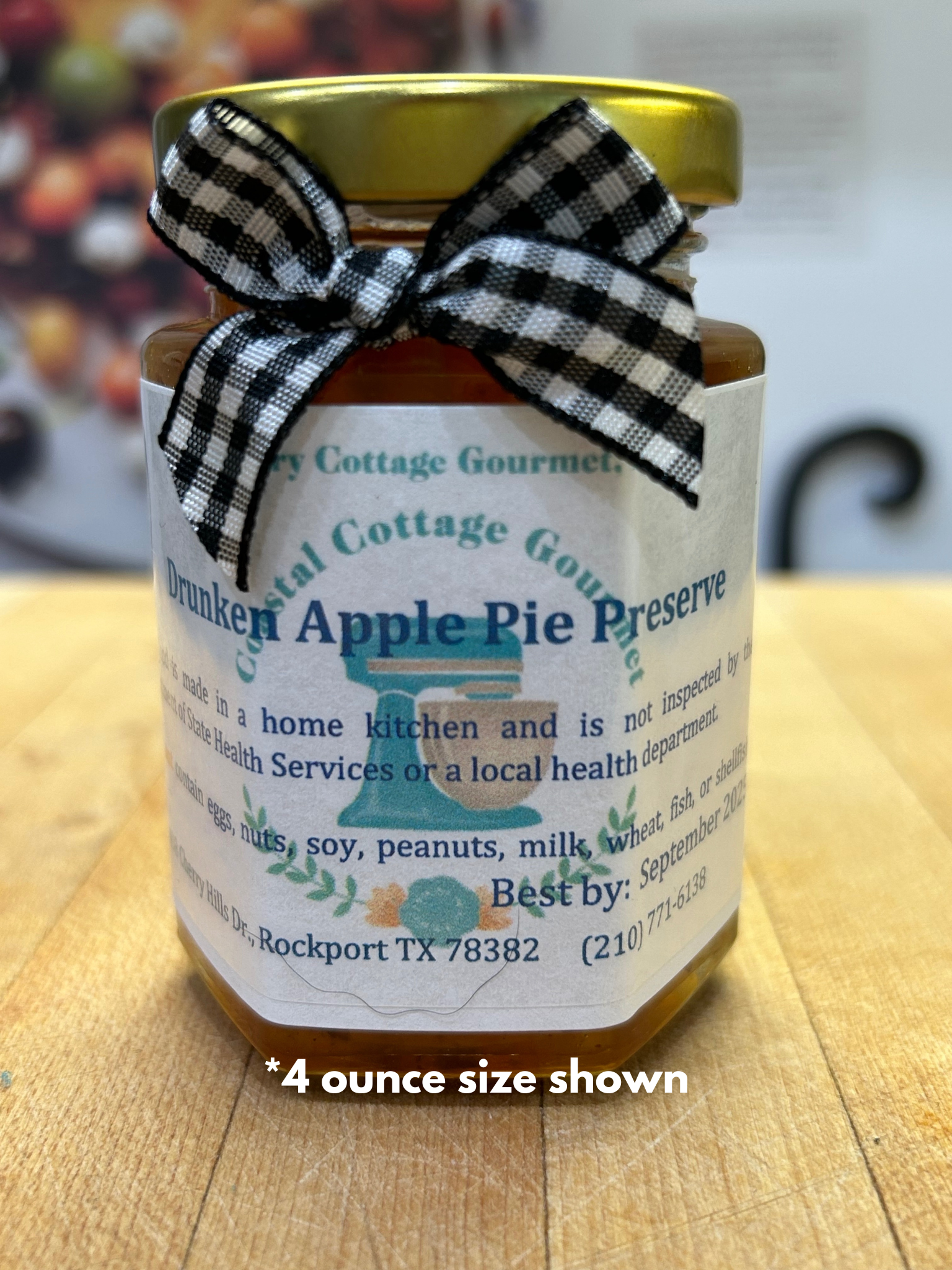 Drunken Apple Pie Jam