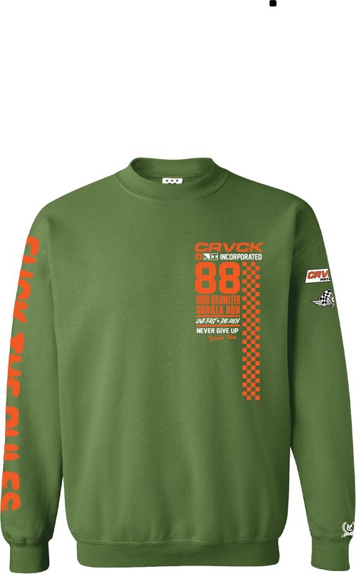 LIVE FAST OLIVE SWEATSHIRT