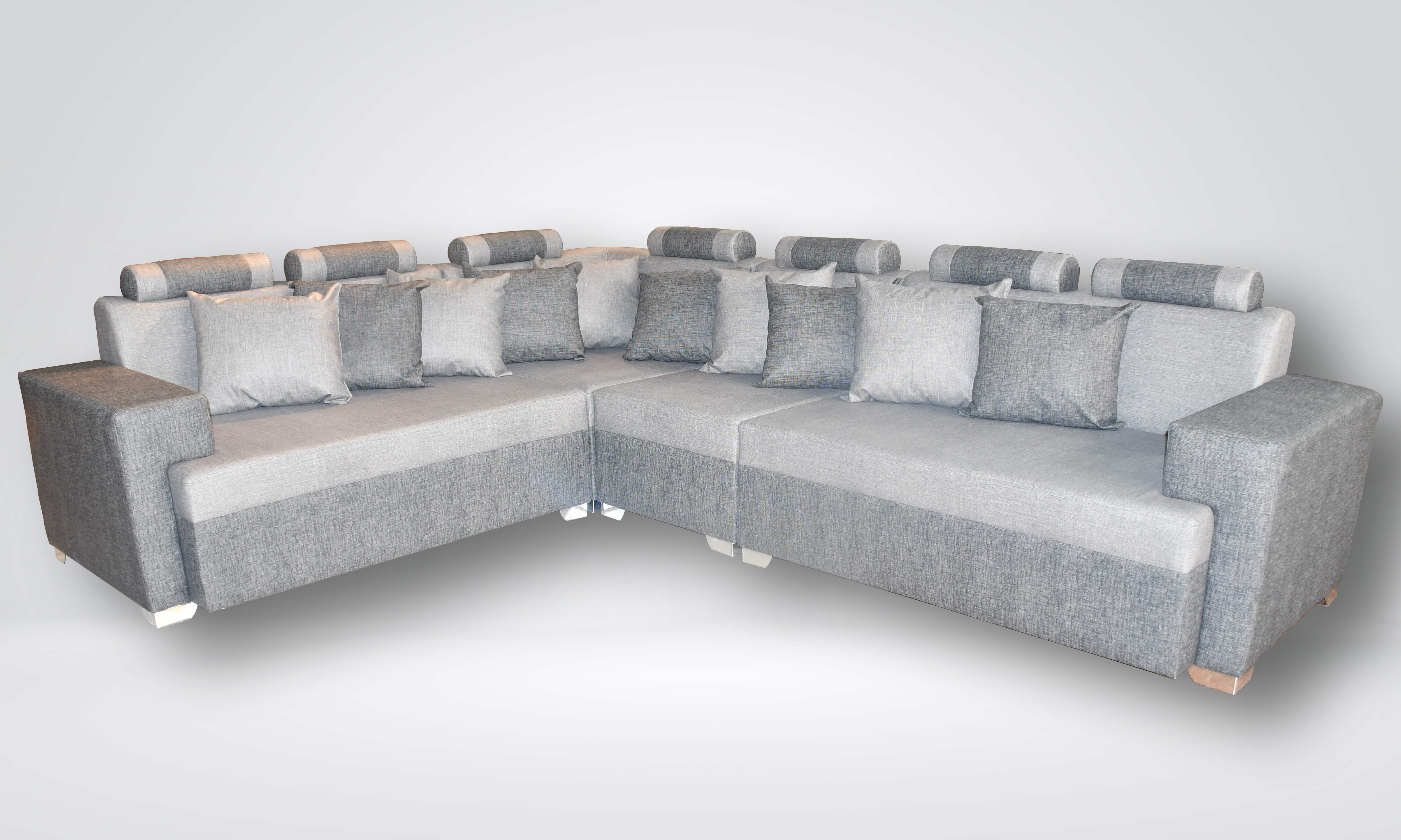 Philippi - Gray Sectional Sofa