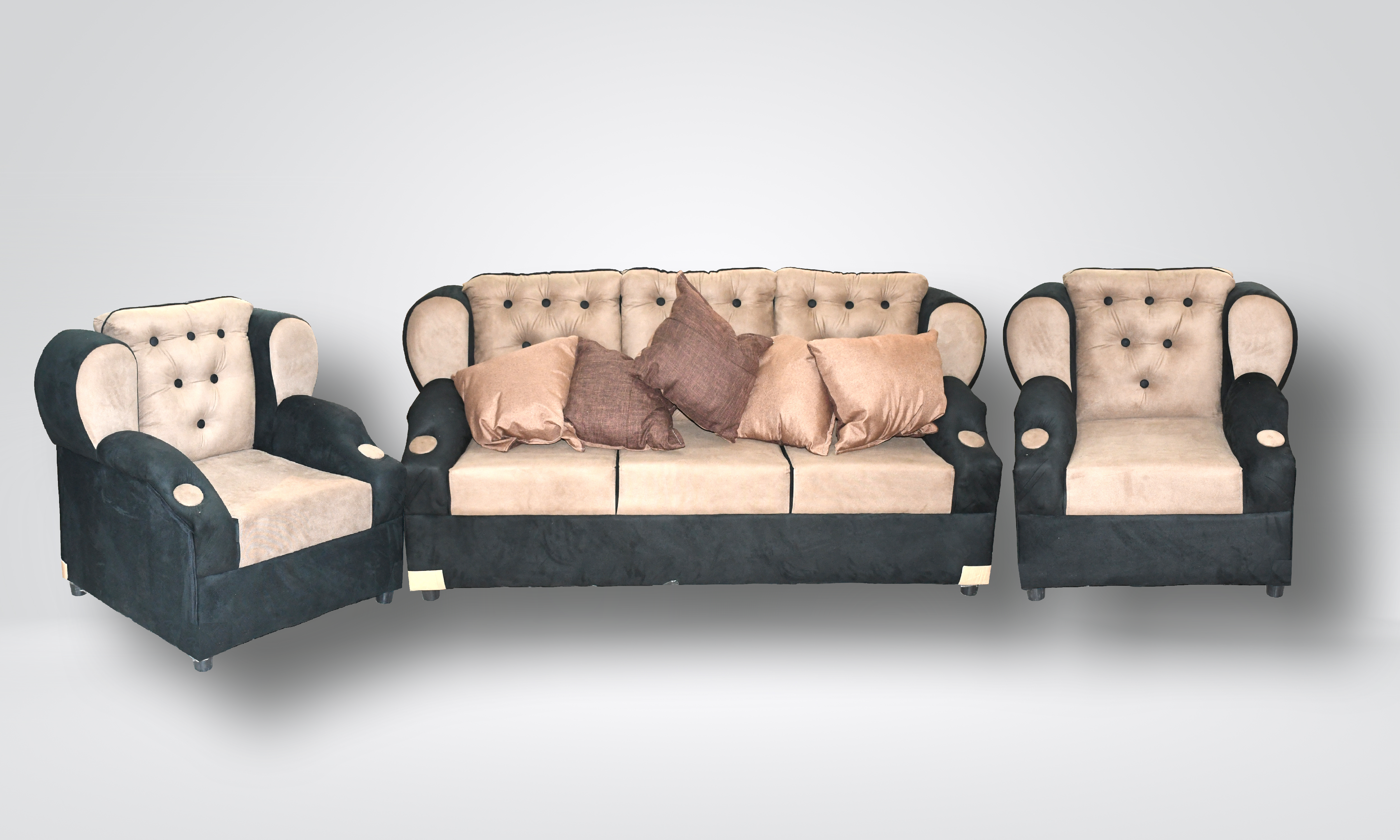 Jericho 311 - Plush Living Room Sofa Set