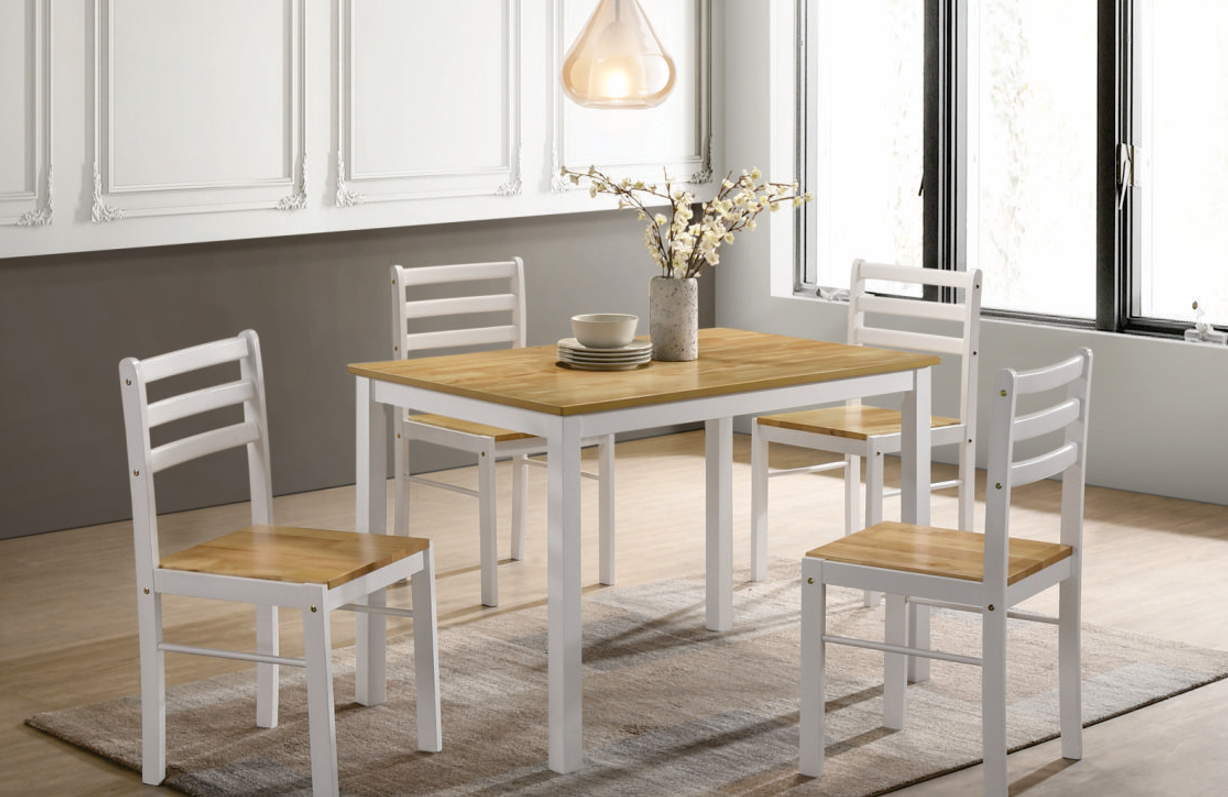 DANIEL - Wooden Dining Table Set