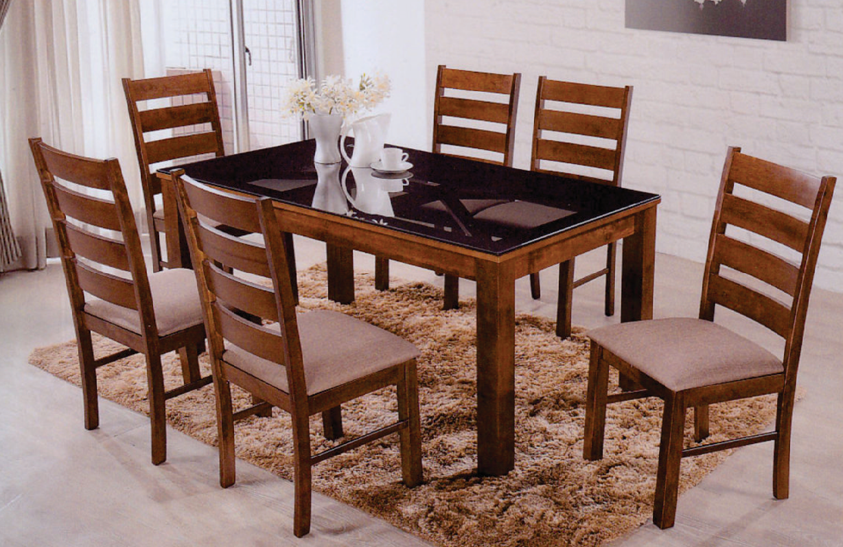 HANNAH - Wooden Dining Table Set
