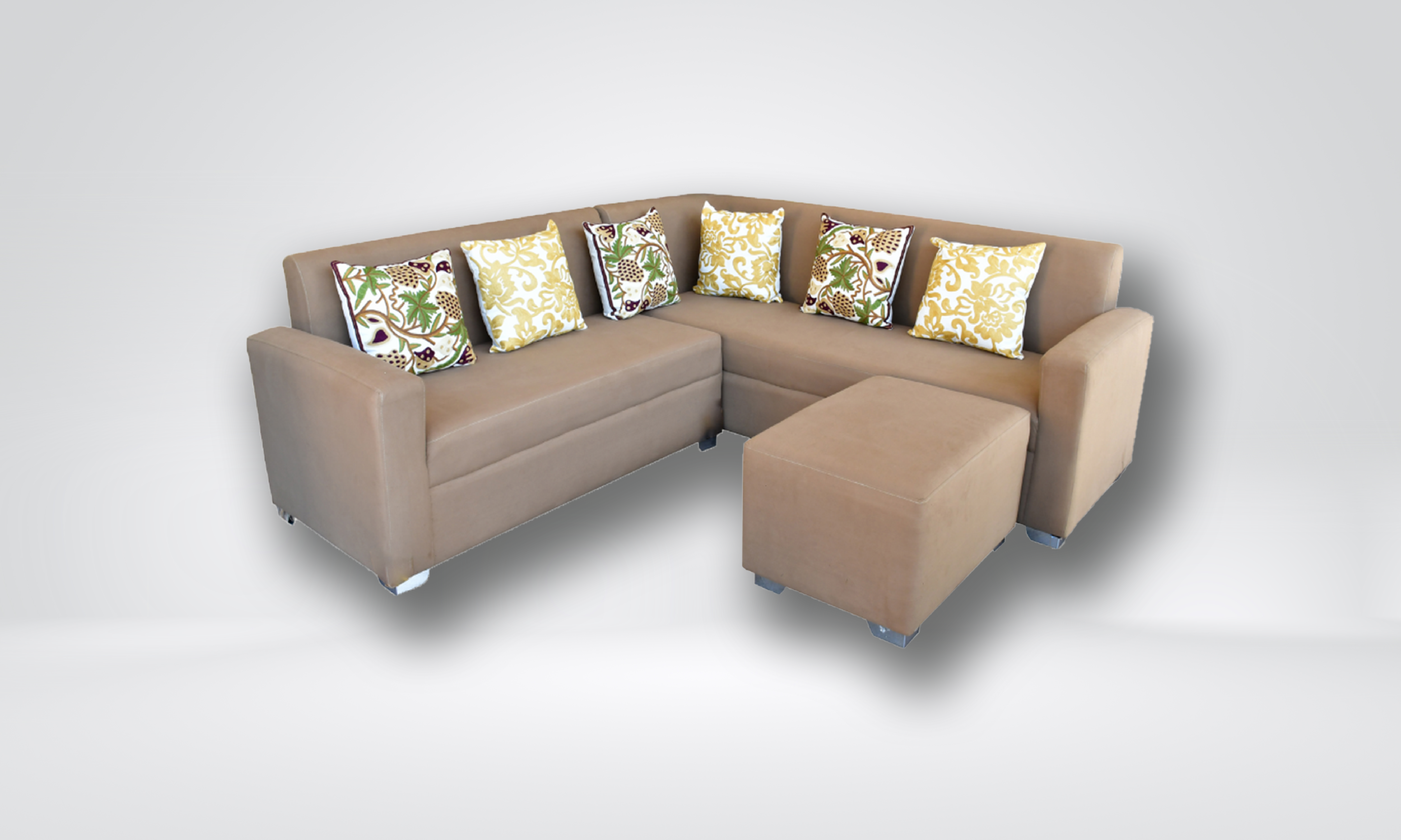 JEZREL L-Shaped Sectional Sofa