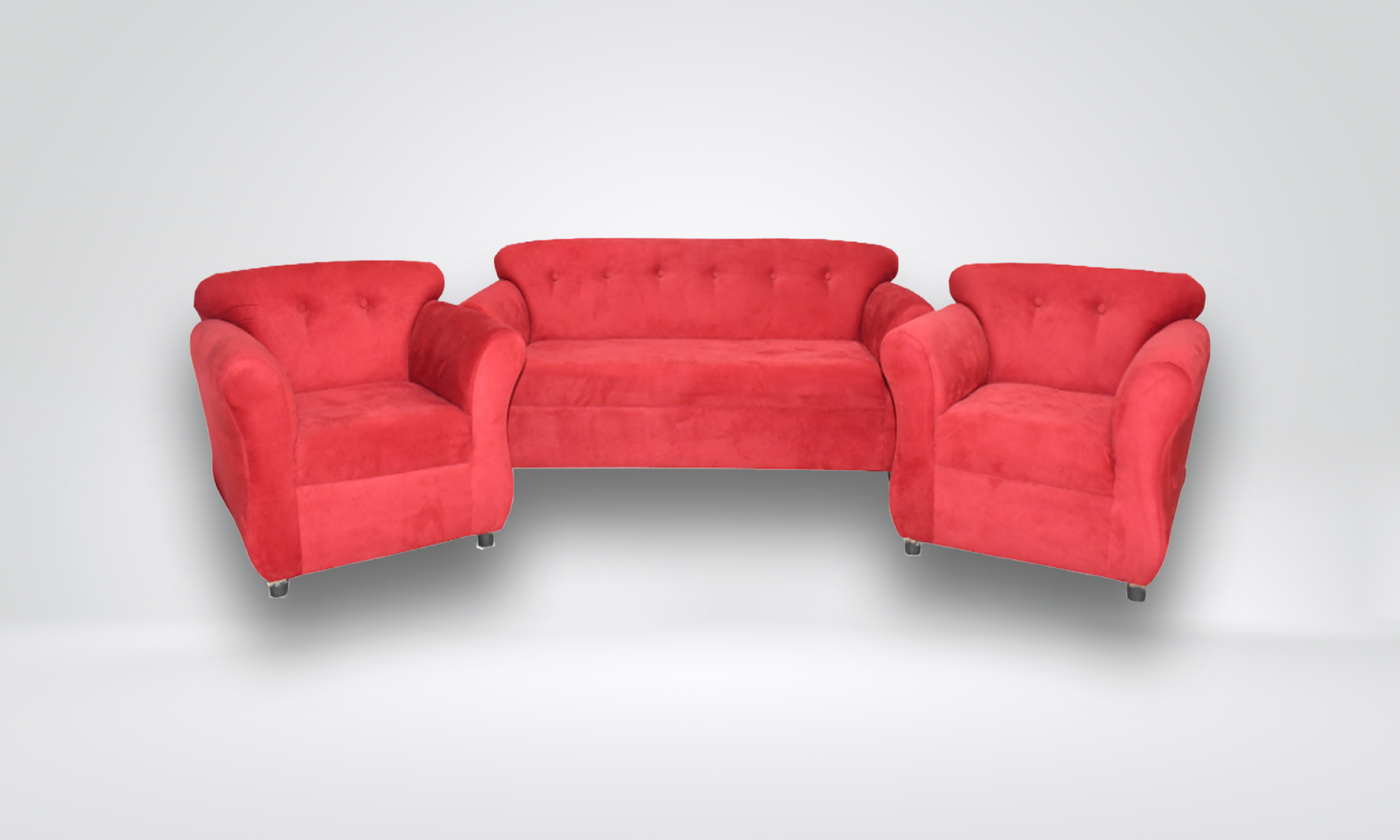 JOAQUIN - Red Sofa Set