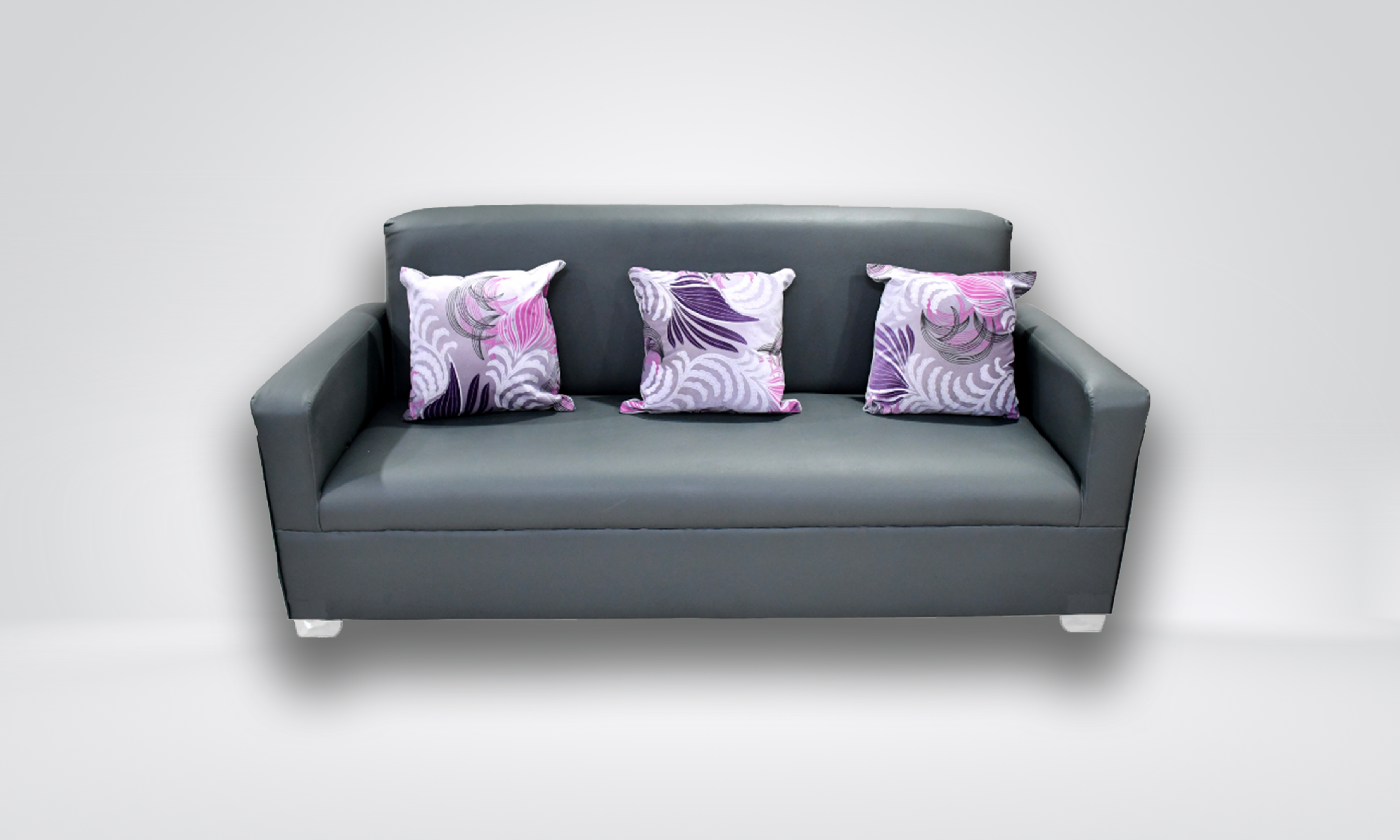 JOEY 3's - Modern Grey Sofa