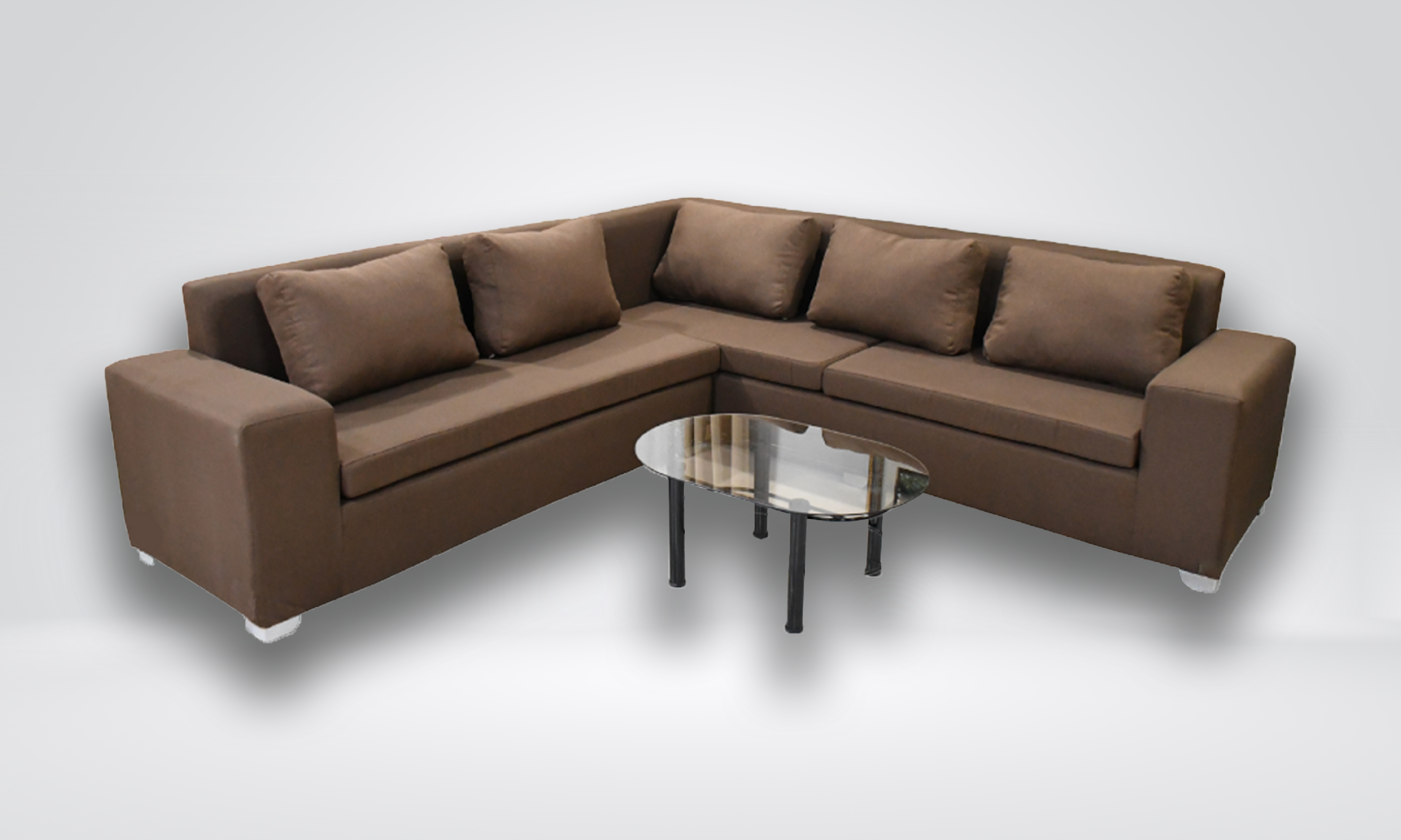 MODERN 923 - Brown Sectional Sofa