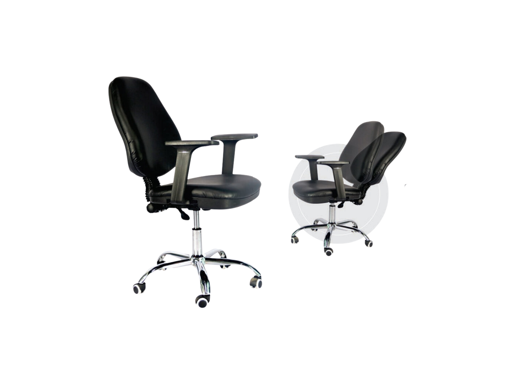 OFFICE CHAIR 109DLEATHERETTE BLACK