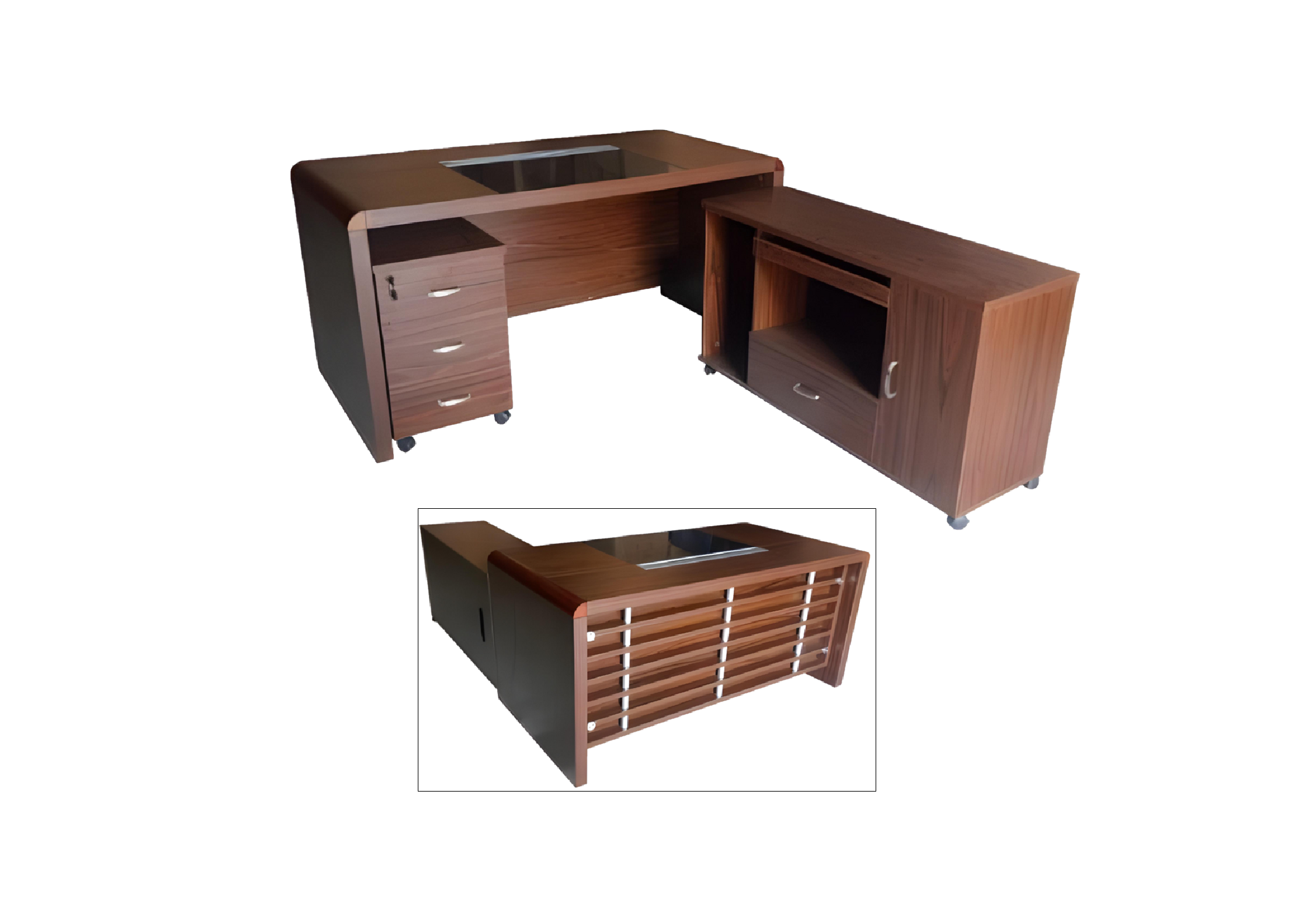 OFFICE TABLE EXECUTIVE L-TYPE S-185