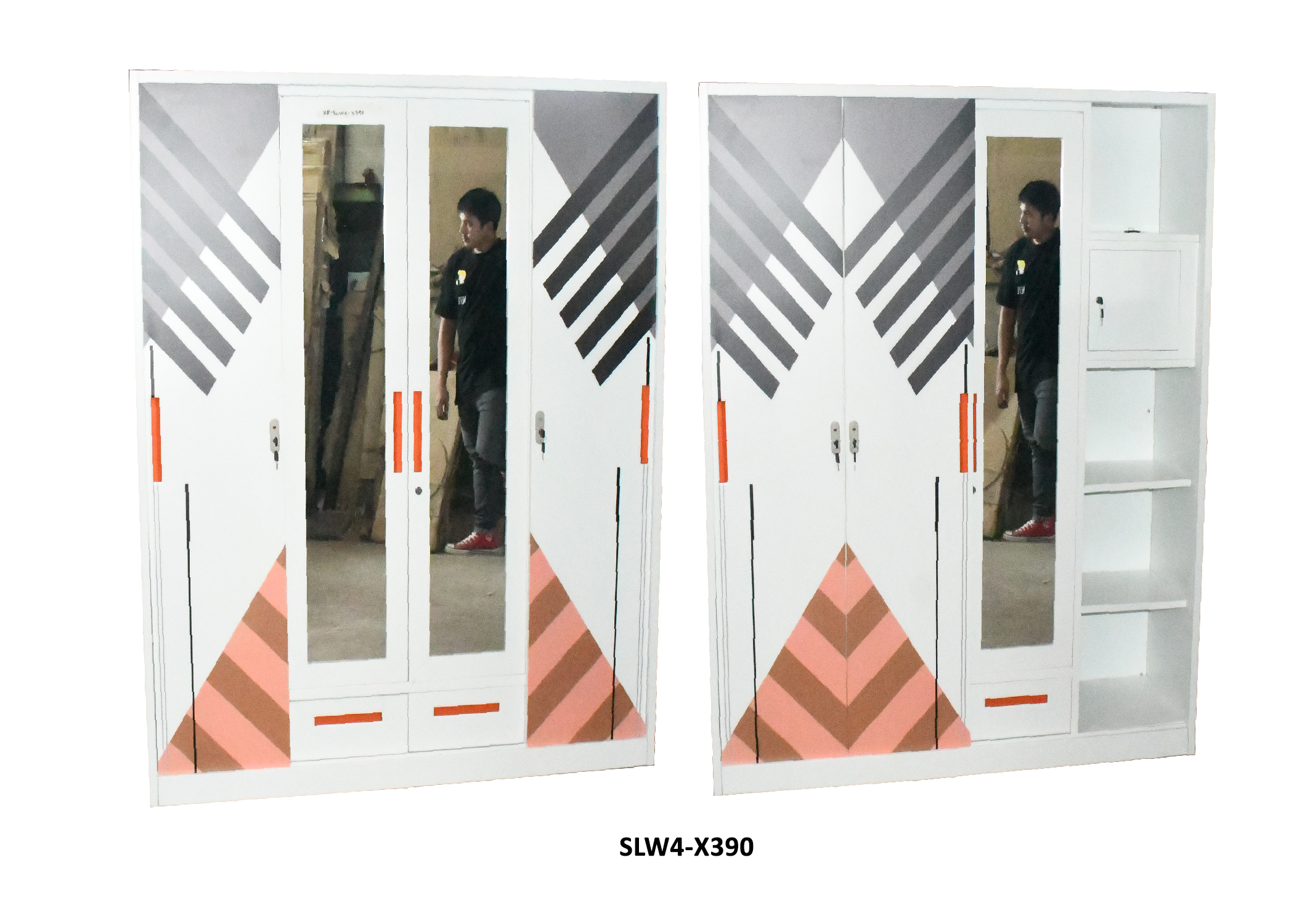 WARDROBE METAL XR-SLW4-X390