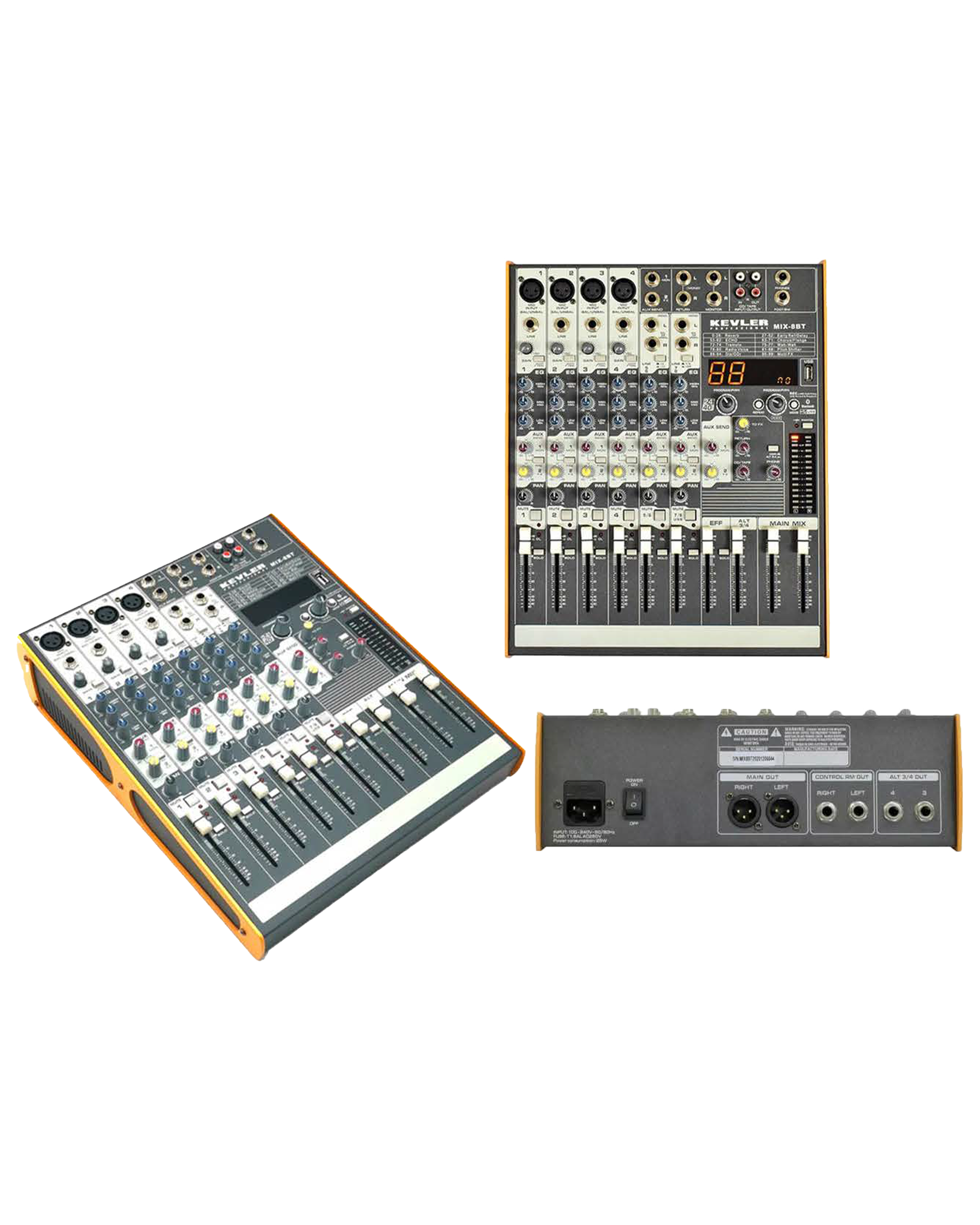 MIXER KEVLER MIX-8BT