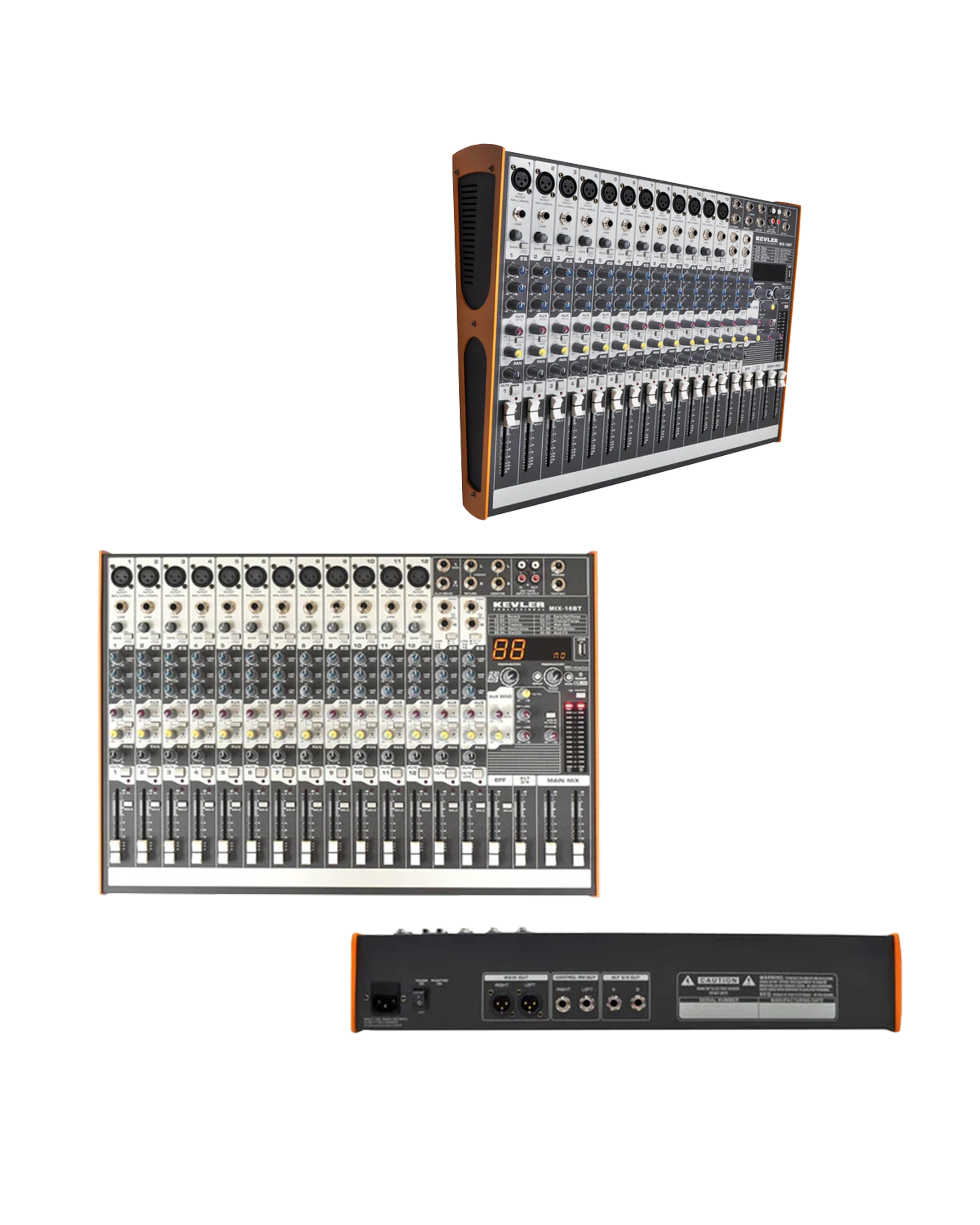 MIXER KEVLER MIX-16FX 16CH