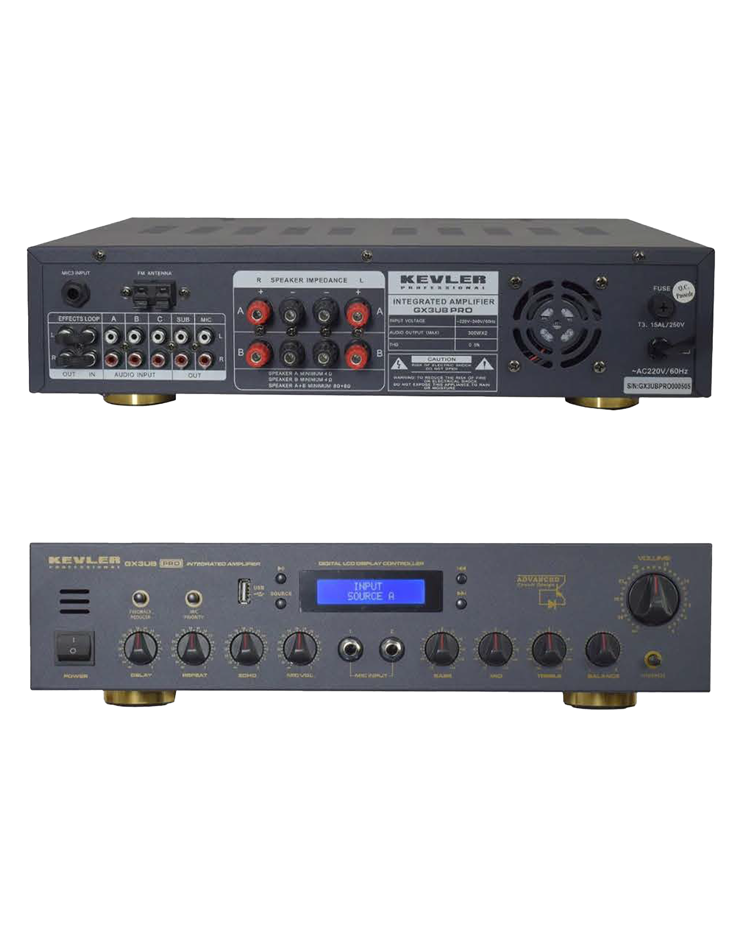INTEGRATED AMPLIFIER KEVLER GX-3UB PRO