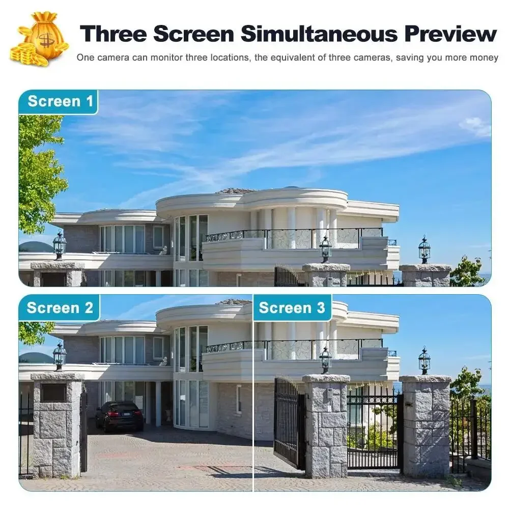 Câmara PTZ 6K (12MP)