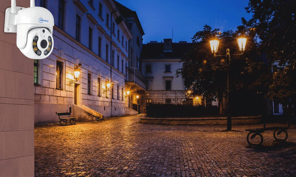 Kit CCTV (Exterior/Interior, áudio bidirecional, IP - PTZ  - NVR - H.265 - 3MP - 10CH - 4 Cameras incluidas)