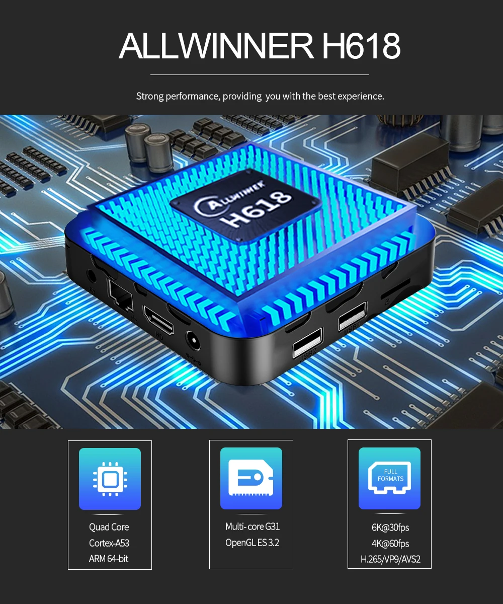 Android 12 - T95 Max - 2GB / 16 GB