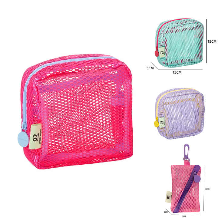 Outdoor Travel Ultra-Light Mesh Cosmetic Wash Bag