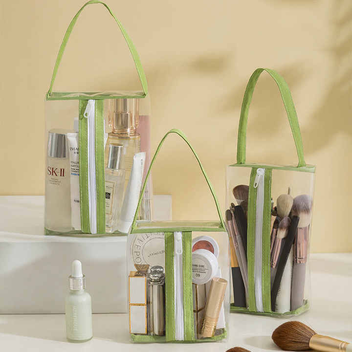 Portable Travel Simple Large-Capacity Transparent Wash Cosmetic Bag