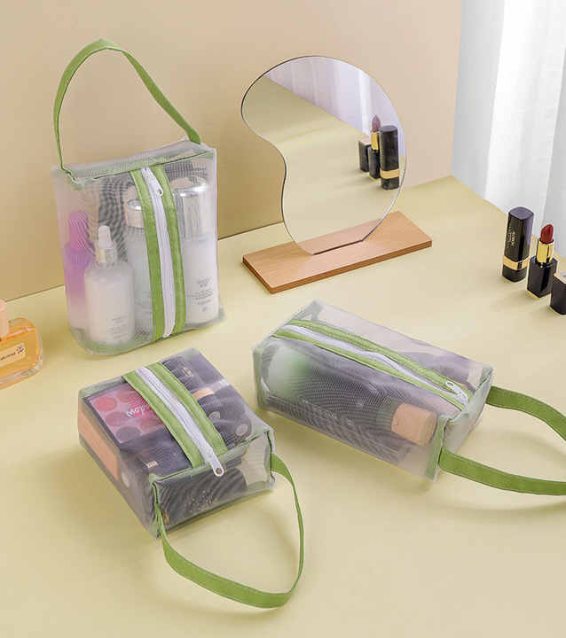 Portable Travel Simple Large-Capacity Transparent Wash Cosmetic Bag
