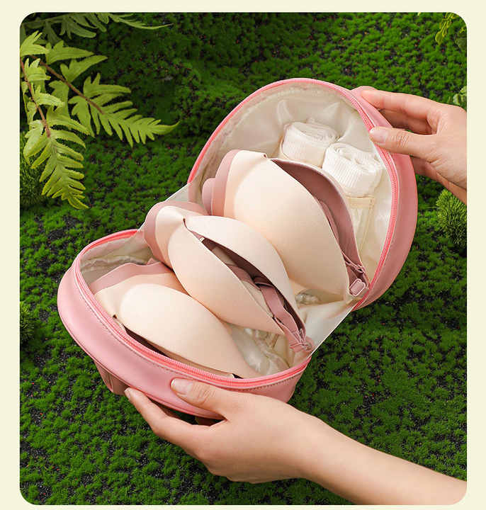 3 in 1 Mini Recycled Plain Canvas Cosmetic Bag With Handle