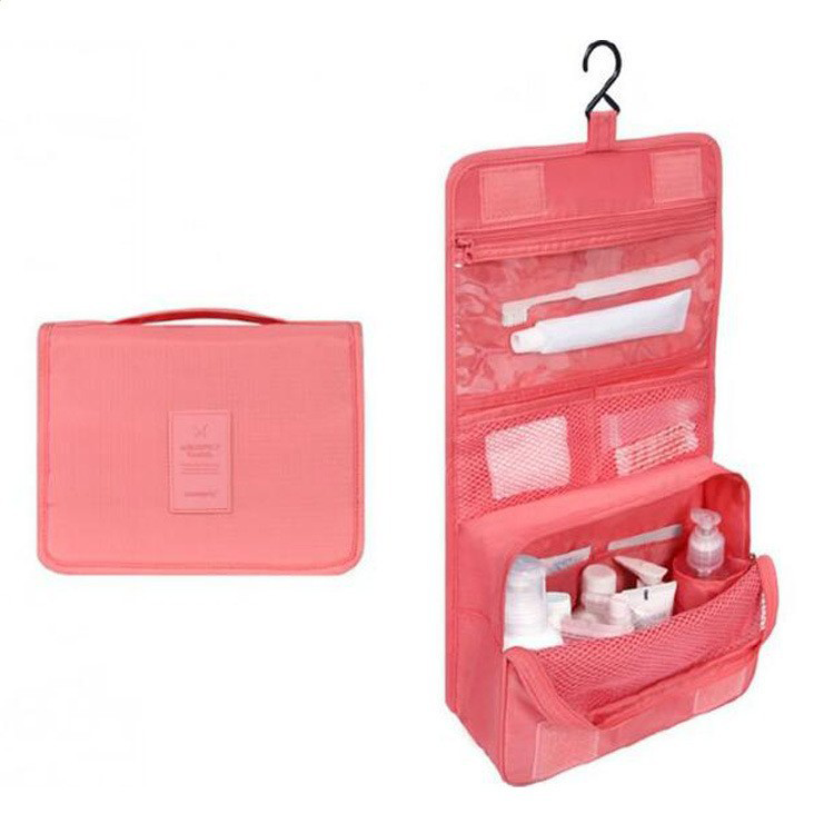 Travel folding Hook toiletries tote washing bag