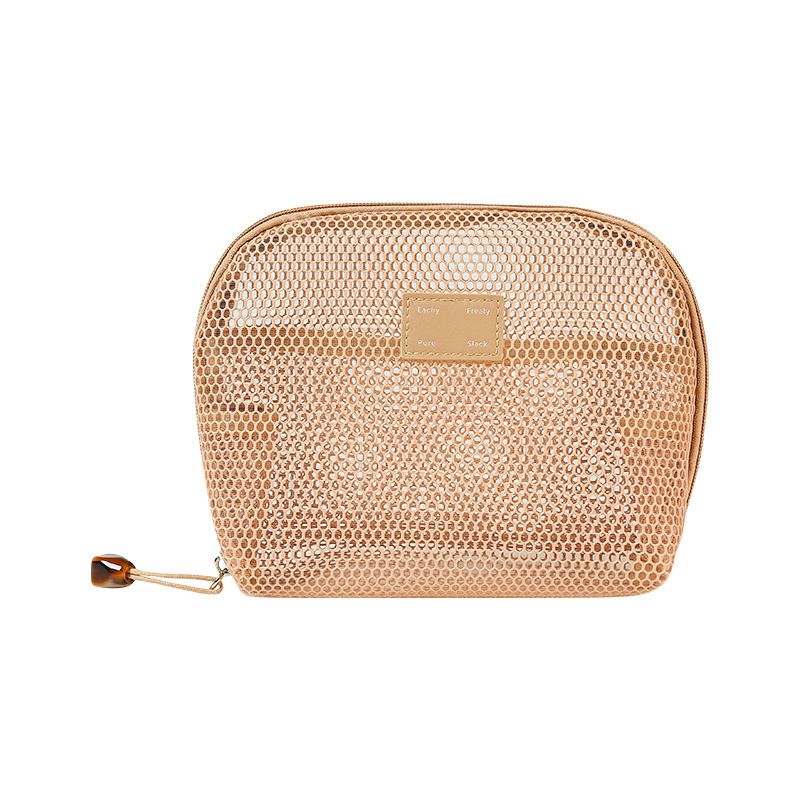Portable travel ladies lipstick small sundries mesh wash bag