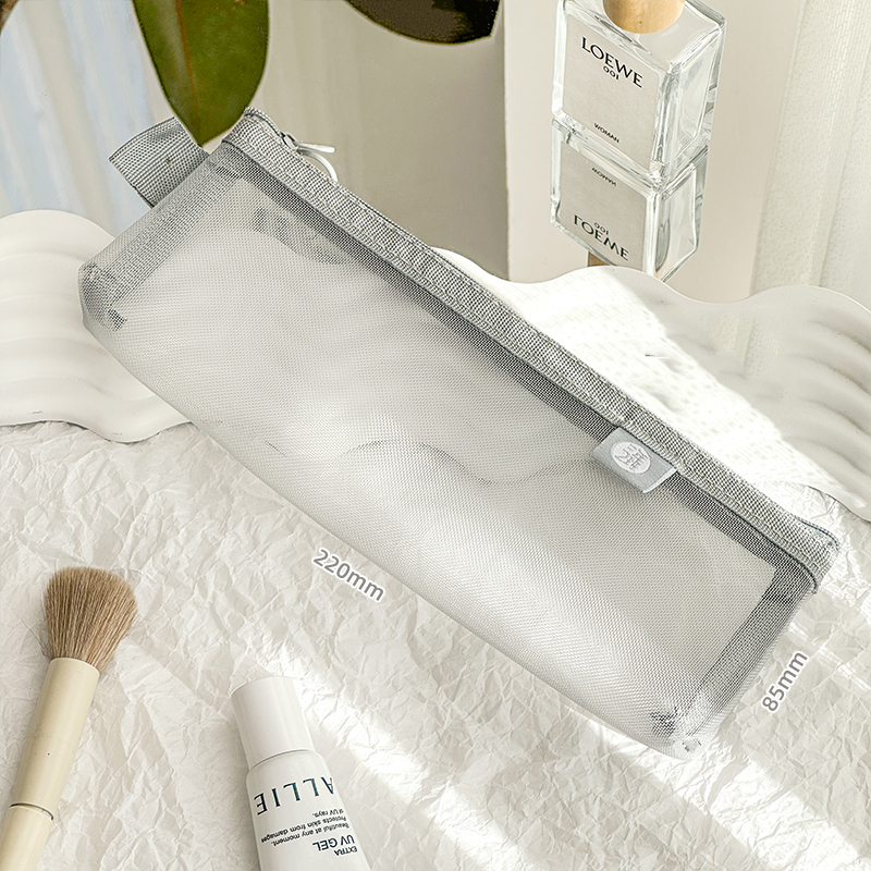 Makeup bag women large-capacity small mesh transparent wash bag