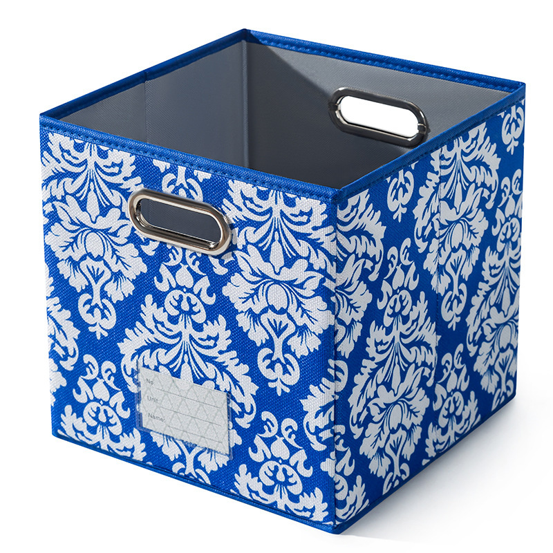 Drawer type cloth art open storage container bin